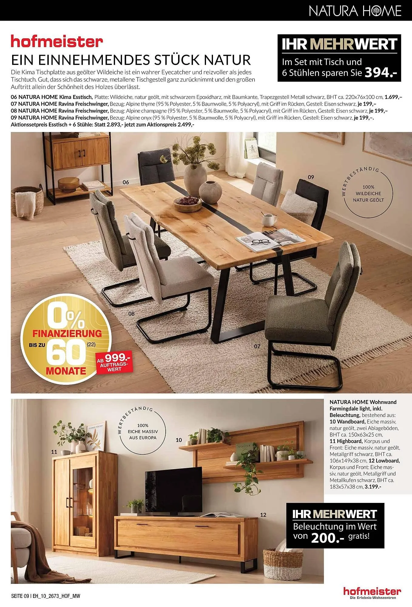 Hofmeister Prospekt von 2. Januar bis 1. Februar 2025 - Prospekt seite 9