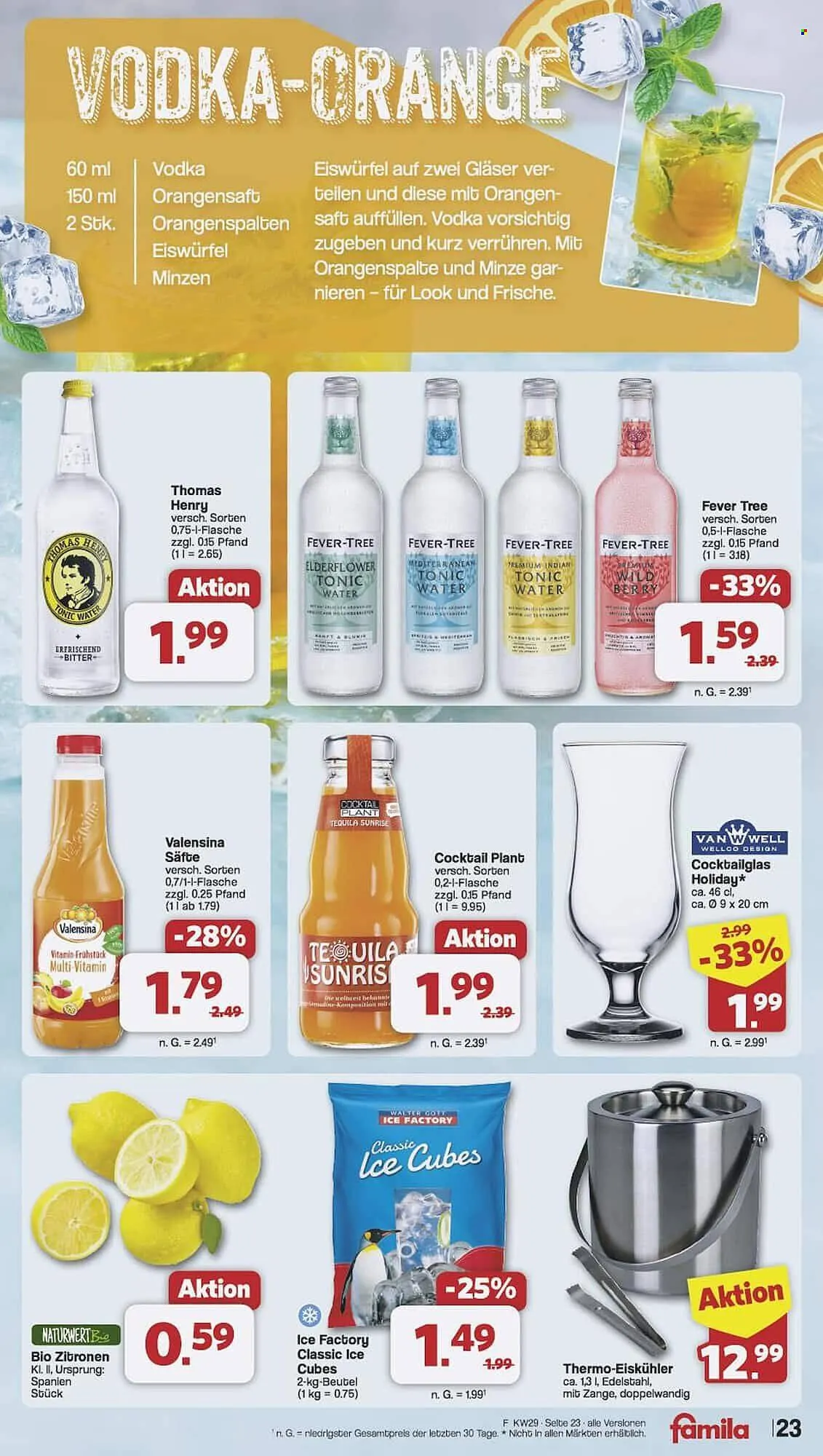 Famila Nord Ost Prospekt von 14. Juli bis 19. Juli 2025 - Prospekt seite 23