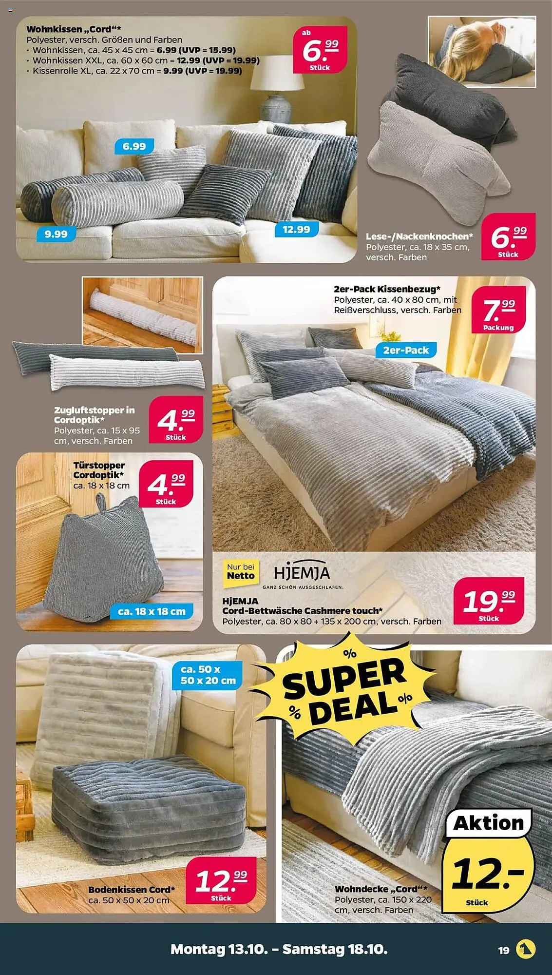 NETTO Prospekt von 13. Oktober bis 18. Oktober 2025 - Prospekt seite 19