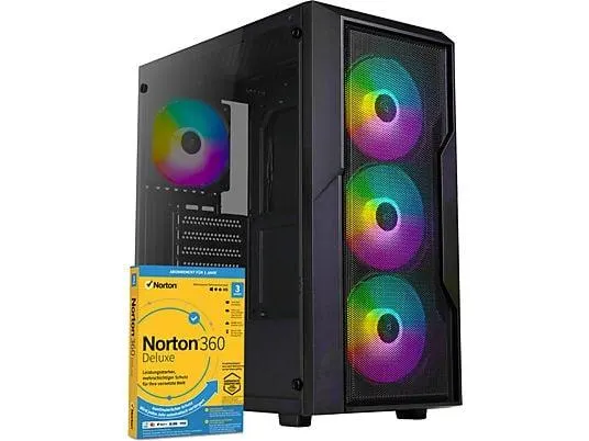 CYBERNERDS | V1 | Essential Gaming PC |, Gaming PC mit AMD Ryzen™ 7 Ryzen 7 5700G Prozessor, 16 GB RAM, 1000 GB SSD, AMD, AMD Radeon™ RX Vega 8, Windows 11