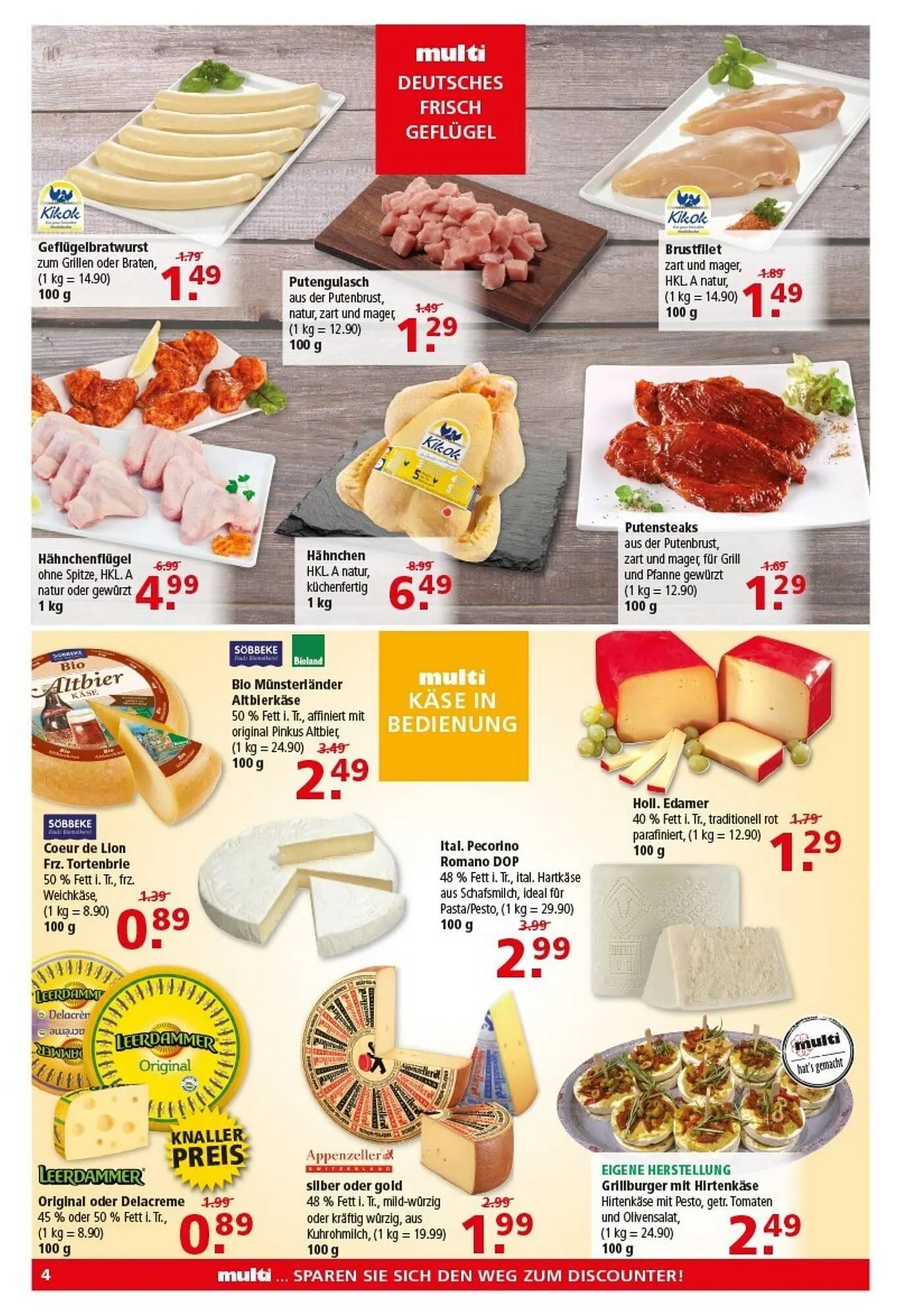 Multi Markt Prospekt von 14. Juli bis 19. Juli 2025 - Prospekt seite 4