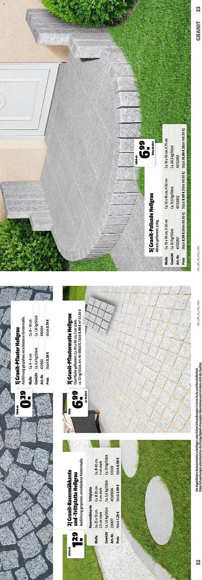 Hagebau Prospekt von 2. März bis 31. Dezember 2025 - Prospekt seite 33