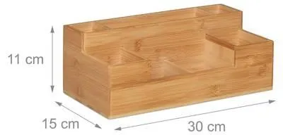 Schreibtisch Organizer aus Bambus