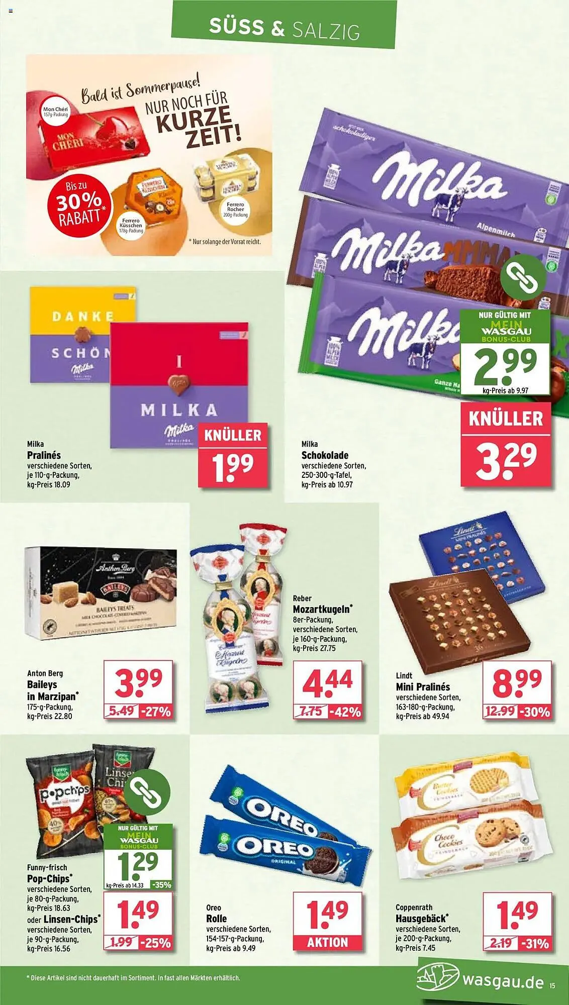 Wasgau Prospekt von 5. Mai bis 10. Mai 2025 - Prospekt seite 15