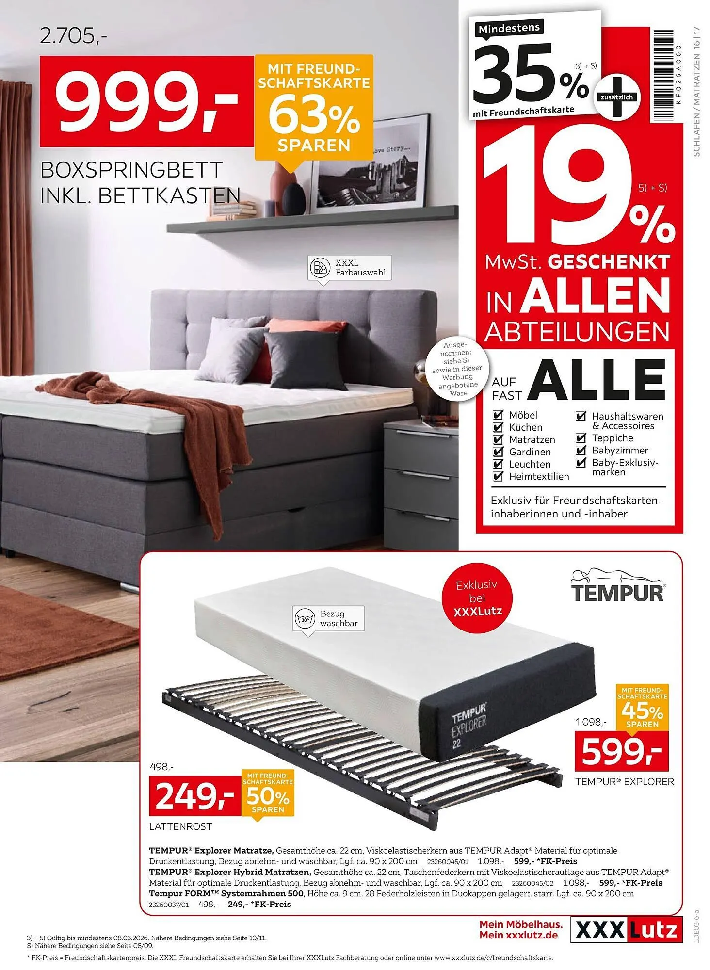 XXXLutz Prospekt von 23. Februar bis 1. März 2026 - Prospekt seite 17