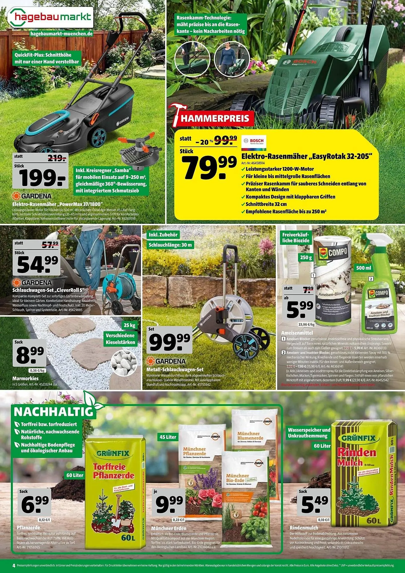 Hagebau Prospekt von 4. Juni bis 13. Juni 2025 - Prospekt seite 4