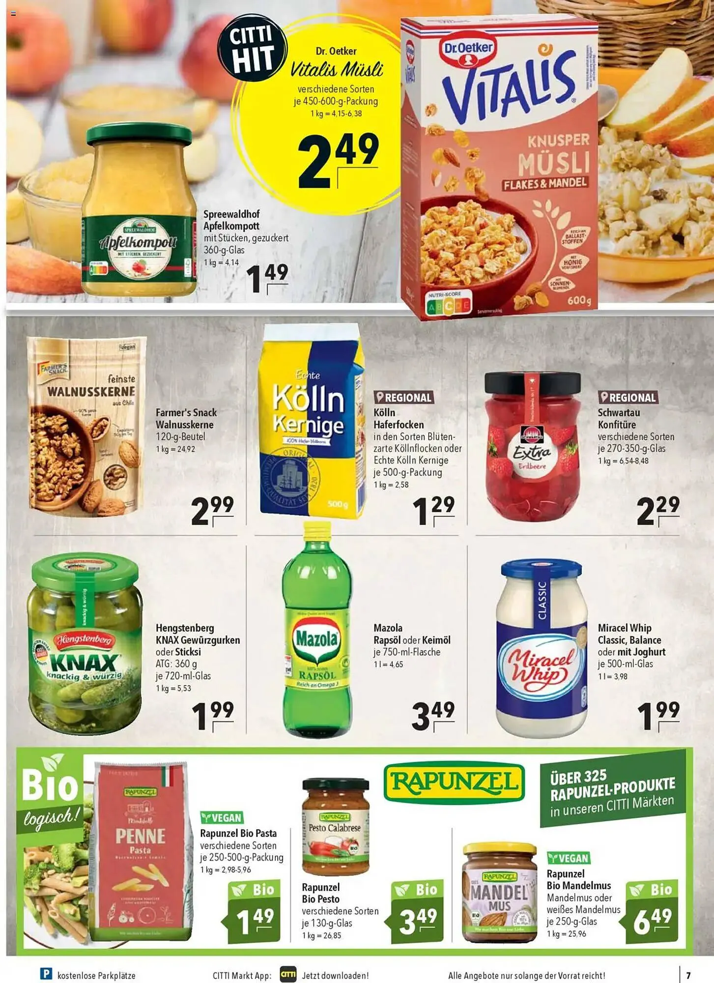 CITTI Markt Prospekt von 6. August bis 12. August 2025 - Prospekt seite 7