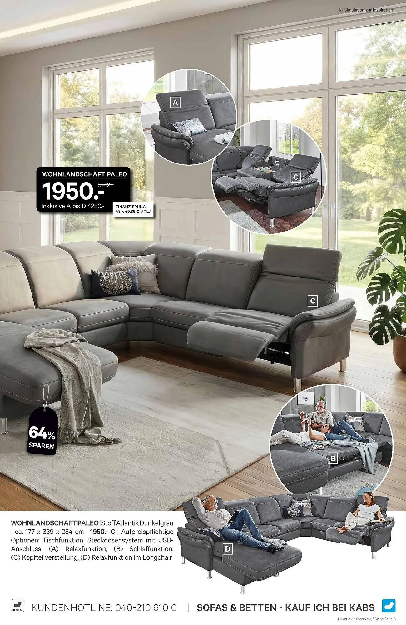 Kabs Polsterwelt Prospekt von 30. Januar bis 26. Februar 2026 - Prospekt seite 33