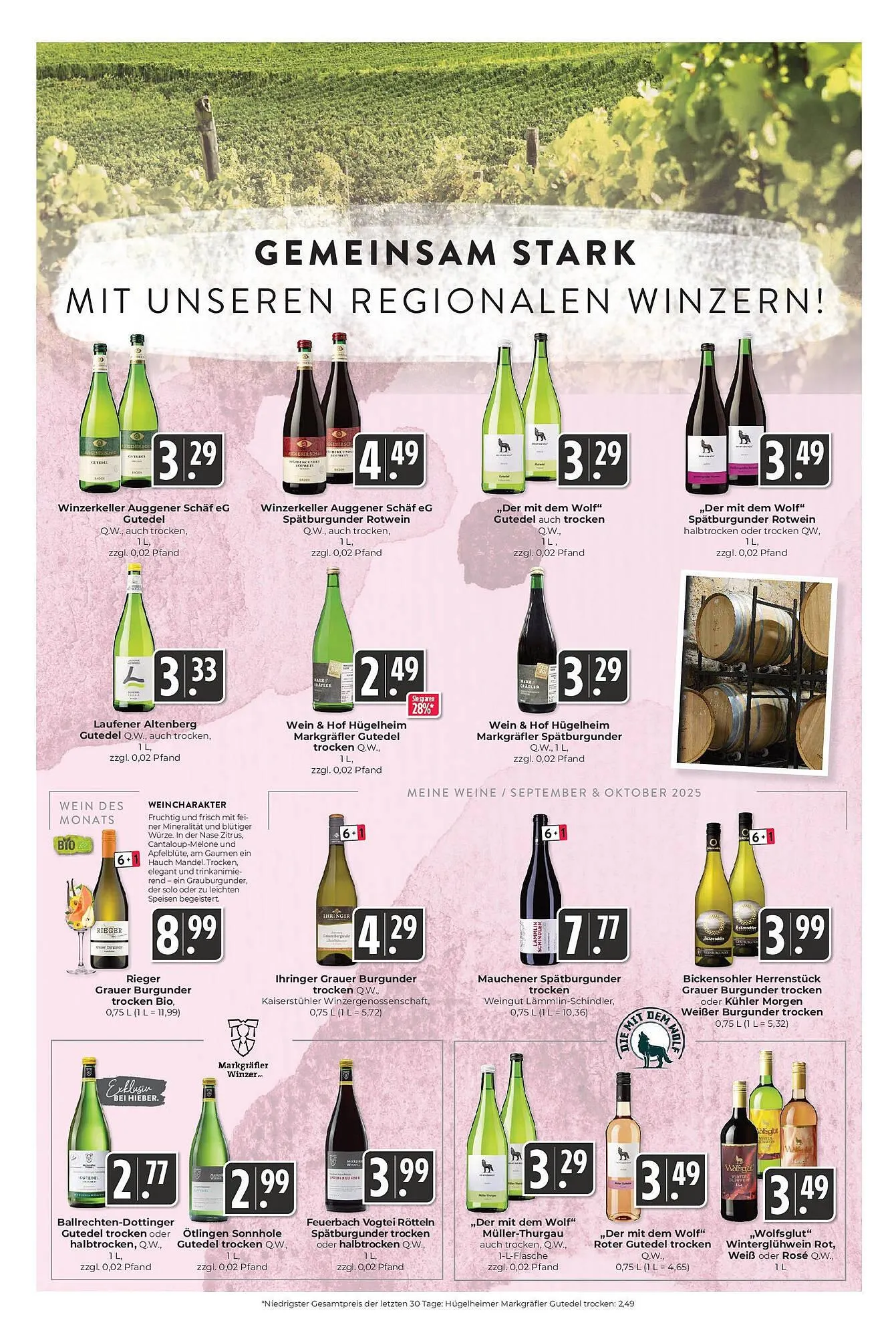 Hieber's Frische Center Prospekt von 19. Oktober bis 25. Oktober 2025 - Prospekt seite 14