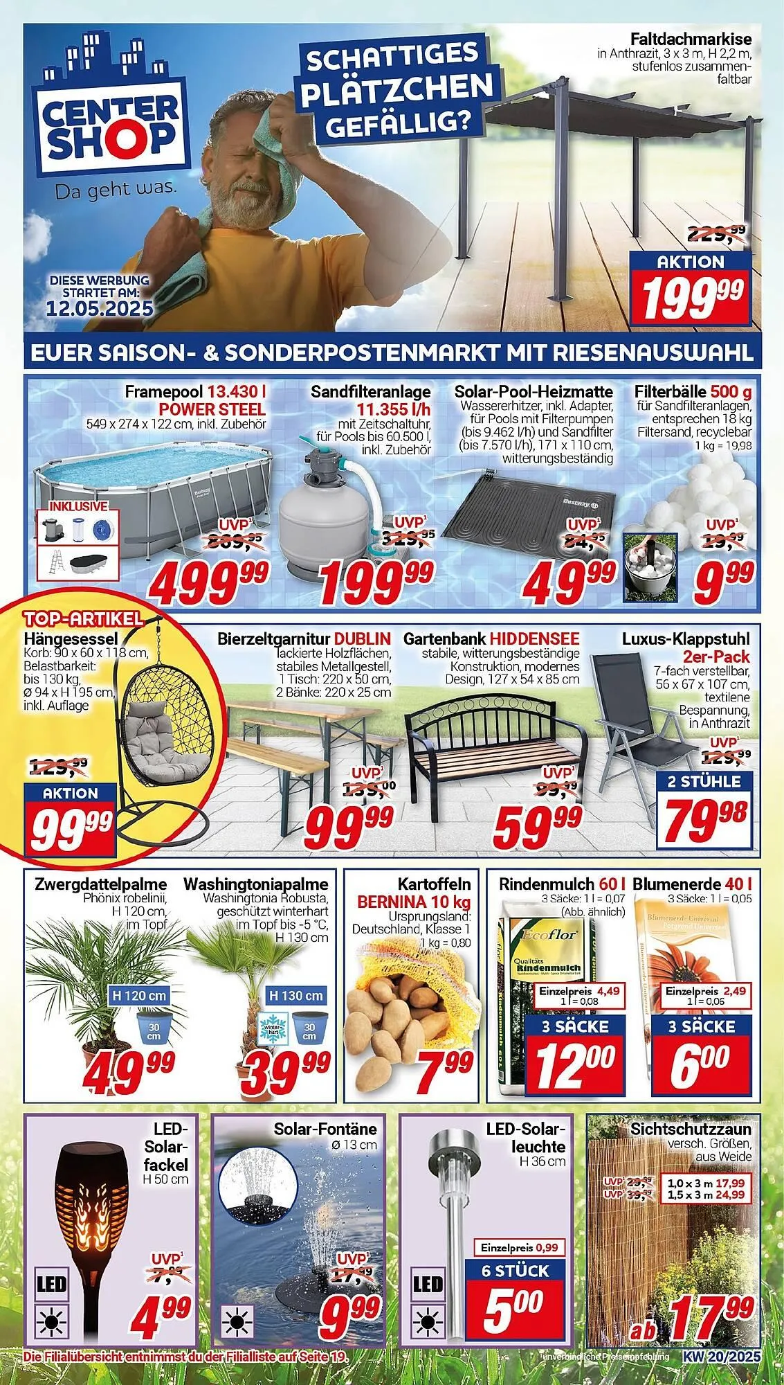 CENTERSHOP Prospekt von 12. Mai bis 17. Mai 2025 - Prospekt seite 1