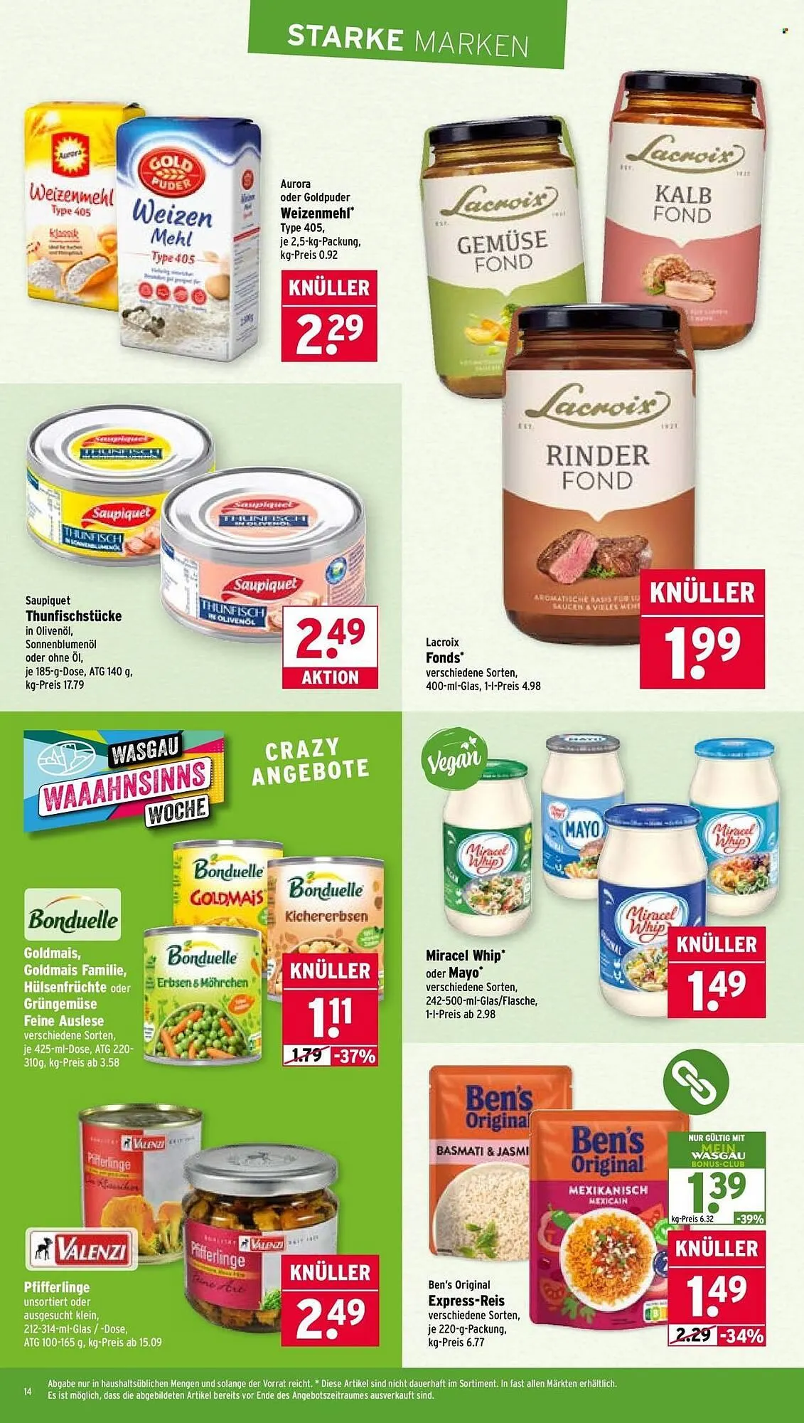Wasgau Prospekt von 24. November bis 29. November 2025 - Prospekt seite 14