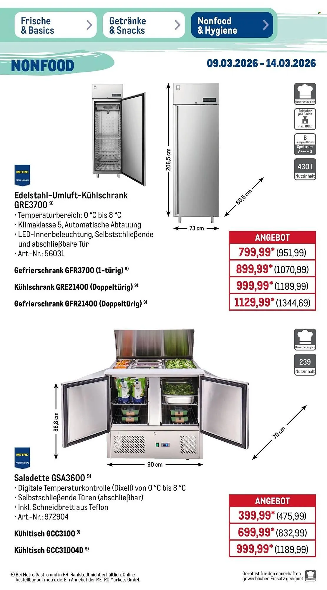 METRO Prospekt von 9. März bis 14. März 2026 - Prospekt seite 47