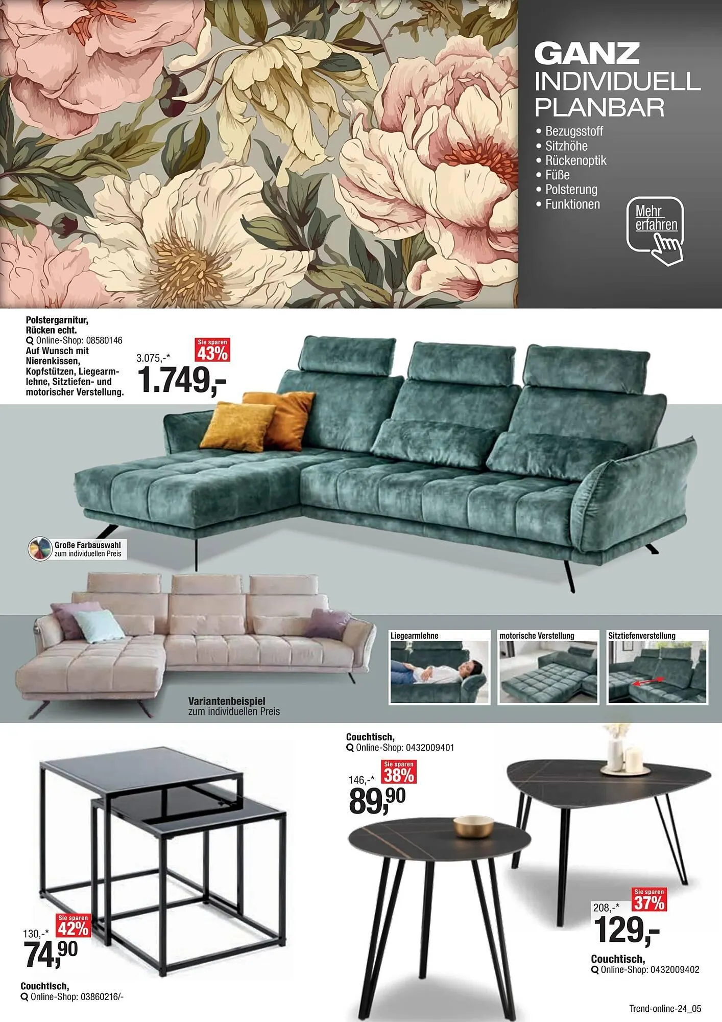 Opti Wohnwelt Prospekt von 12. Mai bis 1. August 2025 - Prospekt seite 5