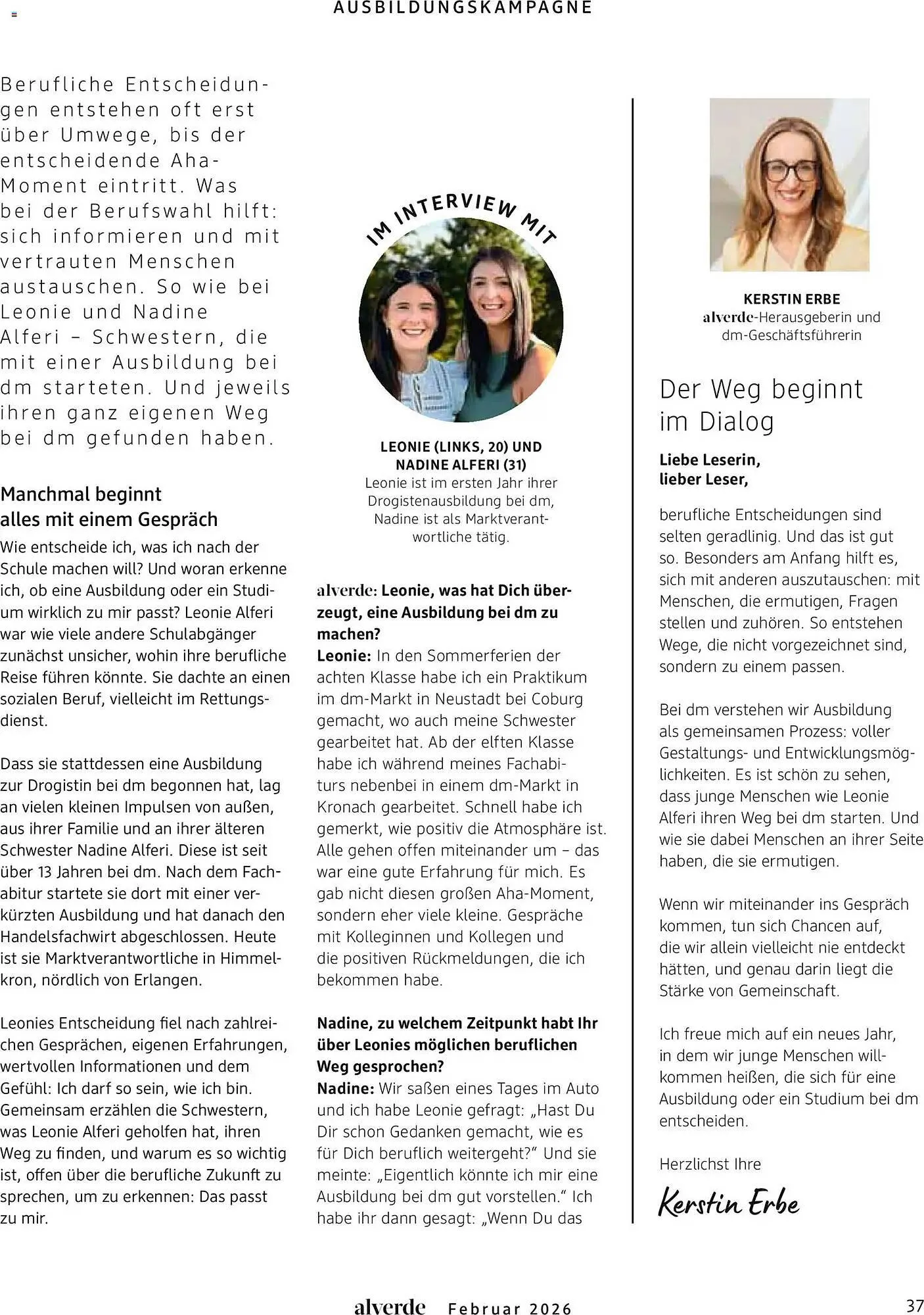 Dm drogerie Magazin von 1. Februar bis 28. Februar 2026 - Prospekt seite 37