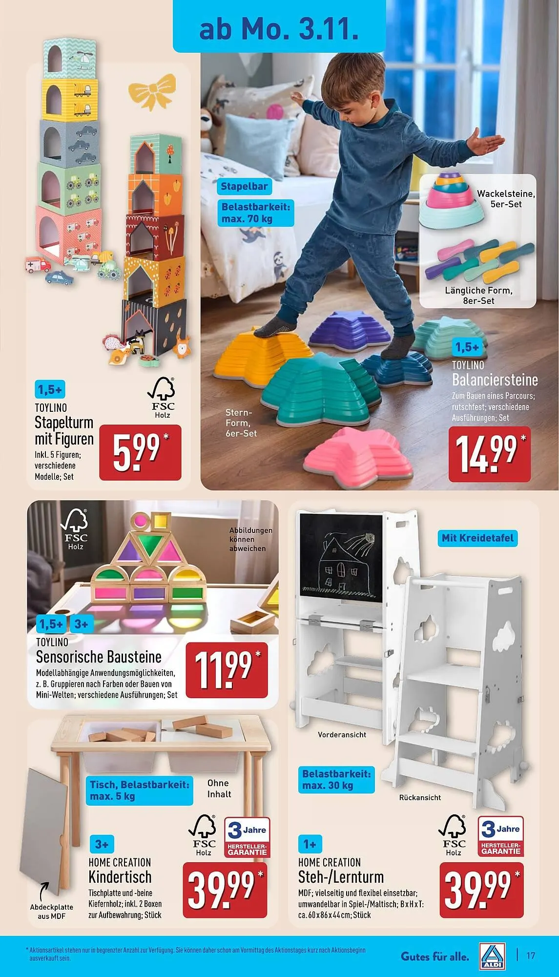 Aldi Nord Prospekt von 3. November bis 8. November 2025 - Prospekt seite 17