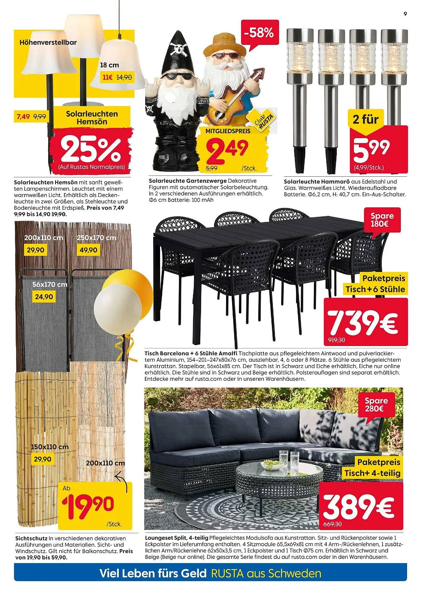 Rusta Prospekt von 18. April bis 24. April 2026 - Prospekt seite 9