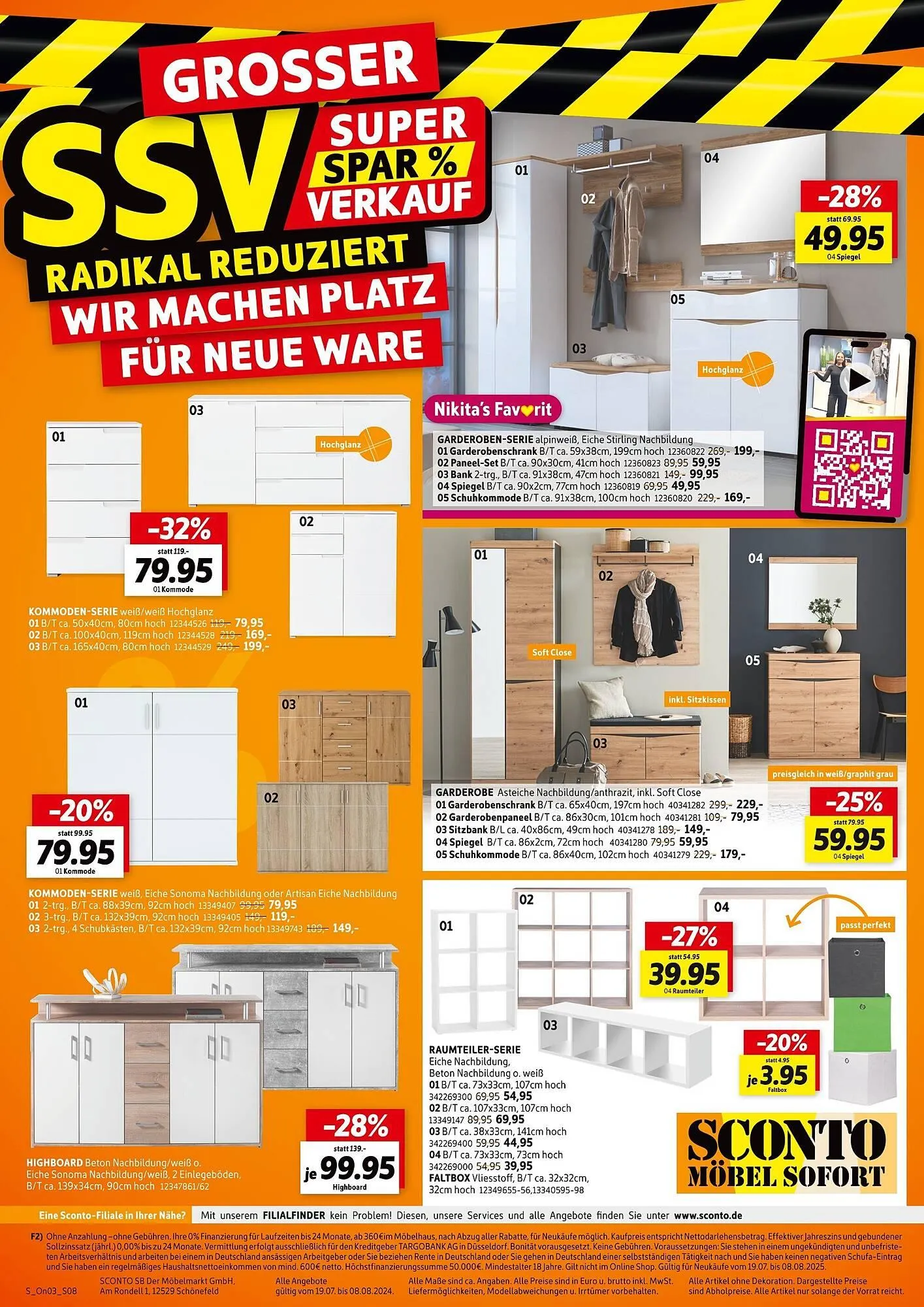 SCONTO Prospekt von 19. Juli bis 8. August 2025 - Prospekt seite 8