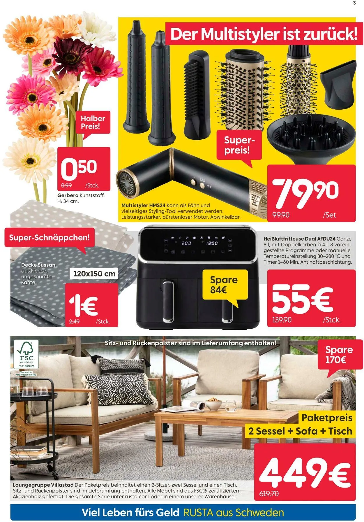 Rusta von 19. Mai bis 2. Juni 2025 - Prospekt seite 3