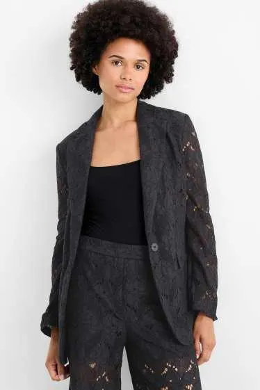 Long lace blazer - relaxed fit