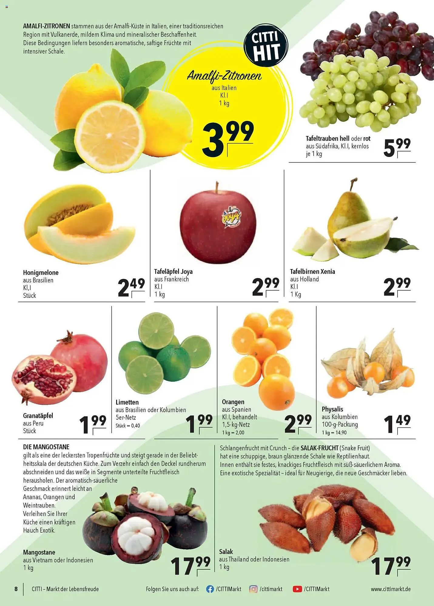 CITTI Markt Prospekt von 25. März bis 31. März 2026 - Prospekt seite 8