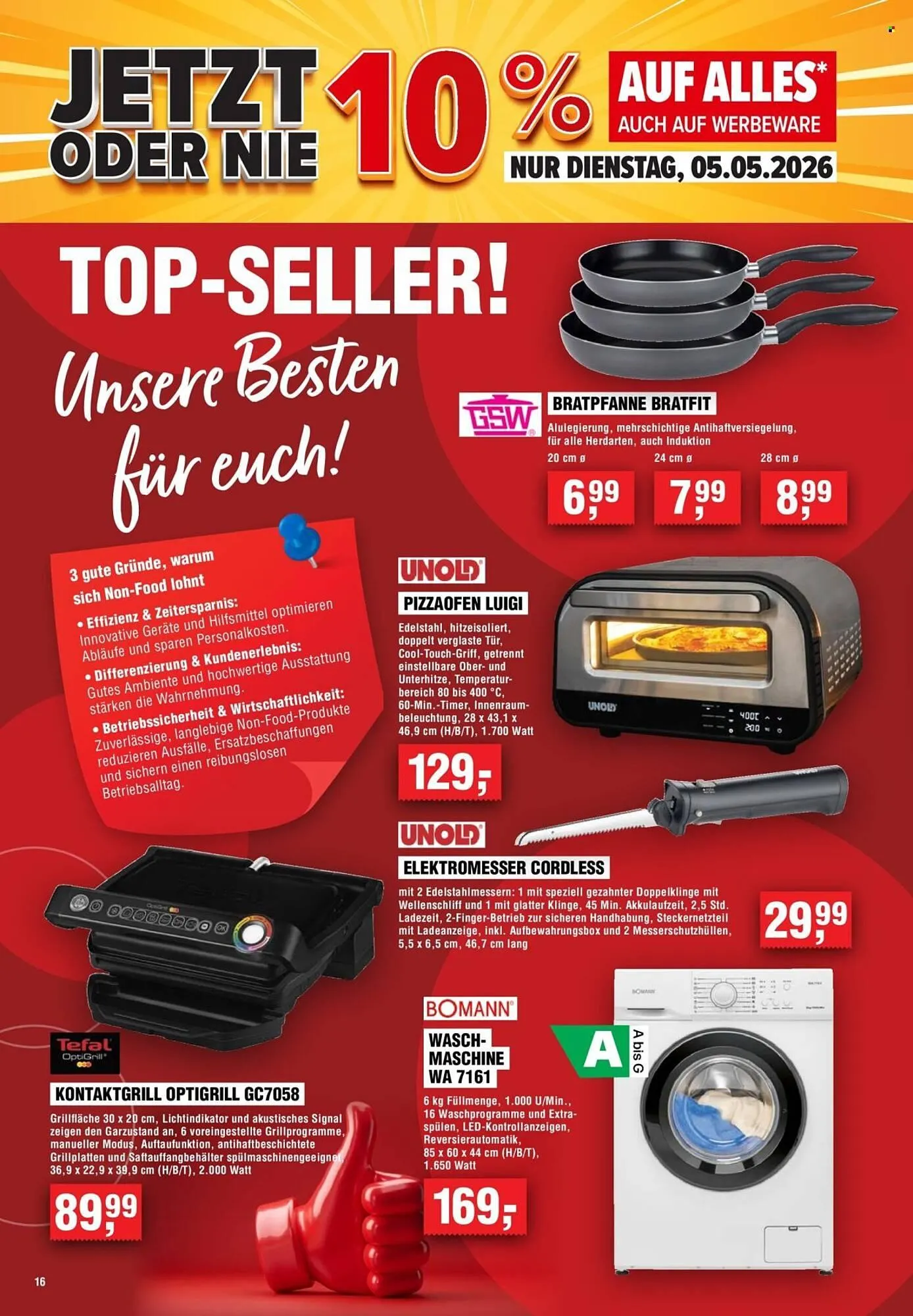 Handelshof Prospekt von 30. April bis 6. Mai 2026 - Prospekt seite 16