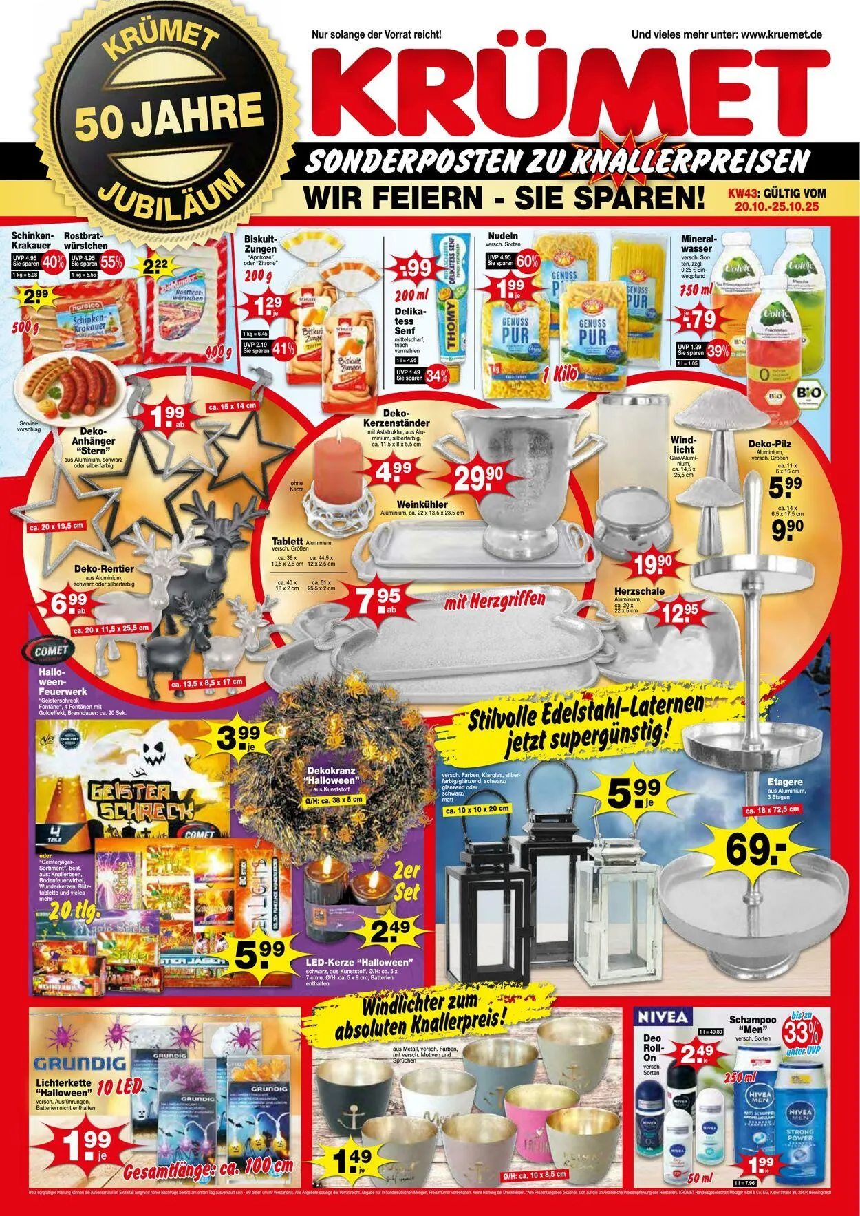 KRÜMET Aktueller Prospekt von 20. Oktober bis 25. Oktober 2025 - Prospekt seite 1