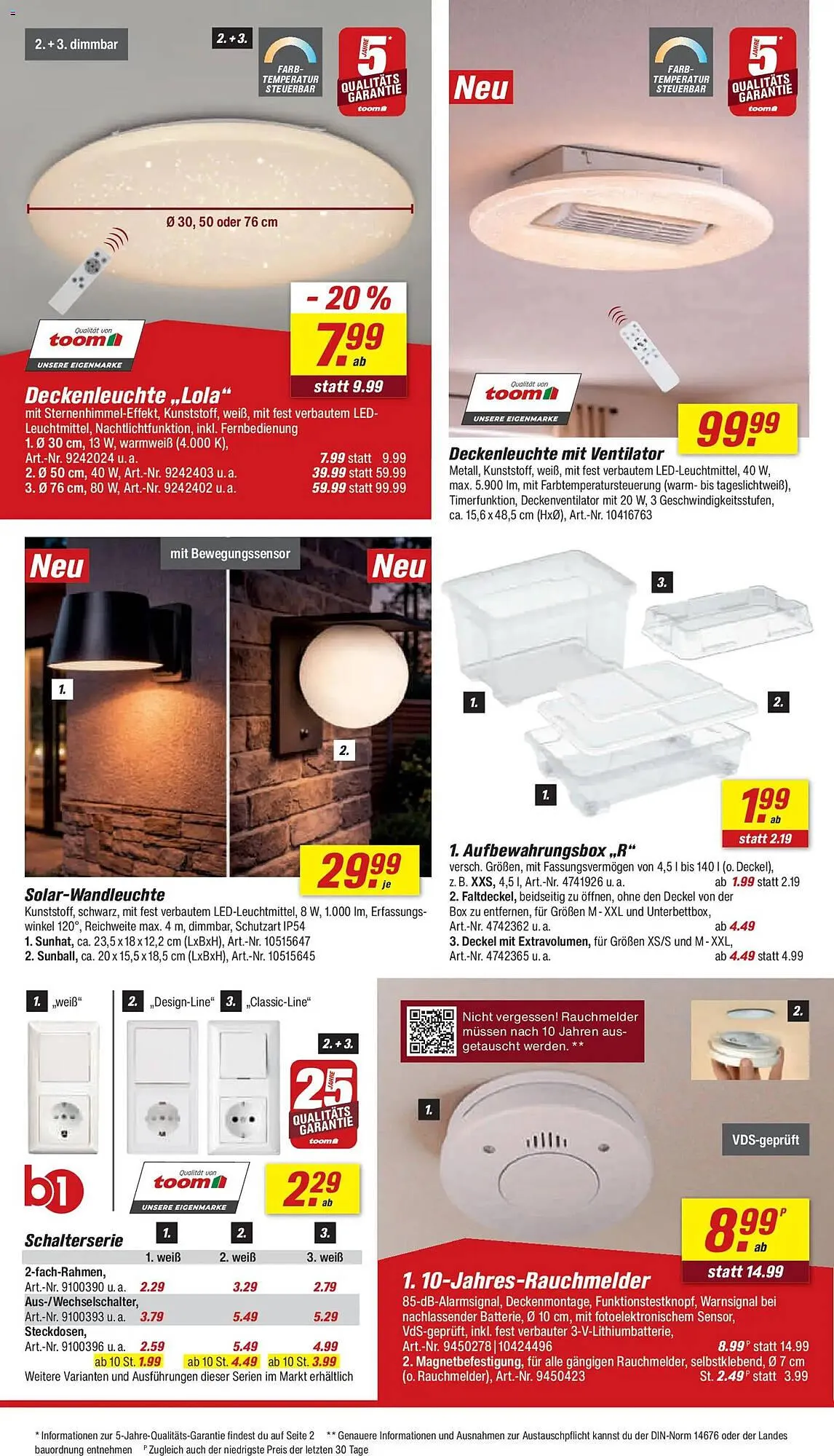 Toom Baumarkt Prospekt von 28. März bis 3. April 2026 - Prospekt seite 22