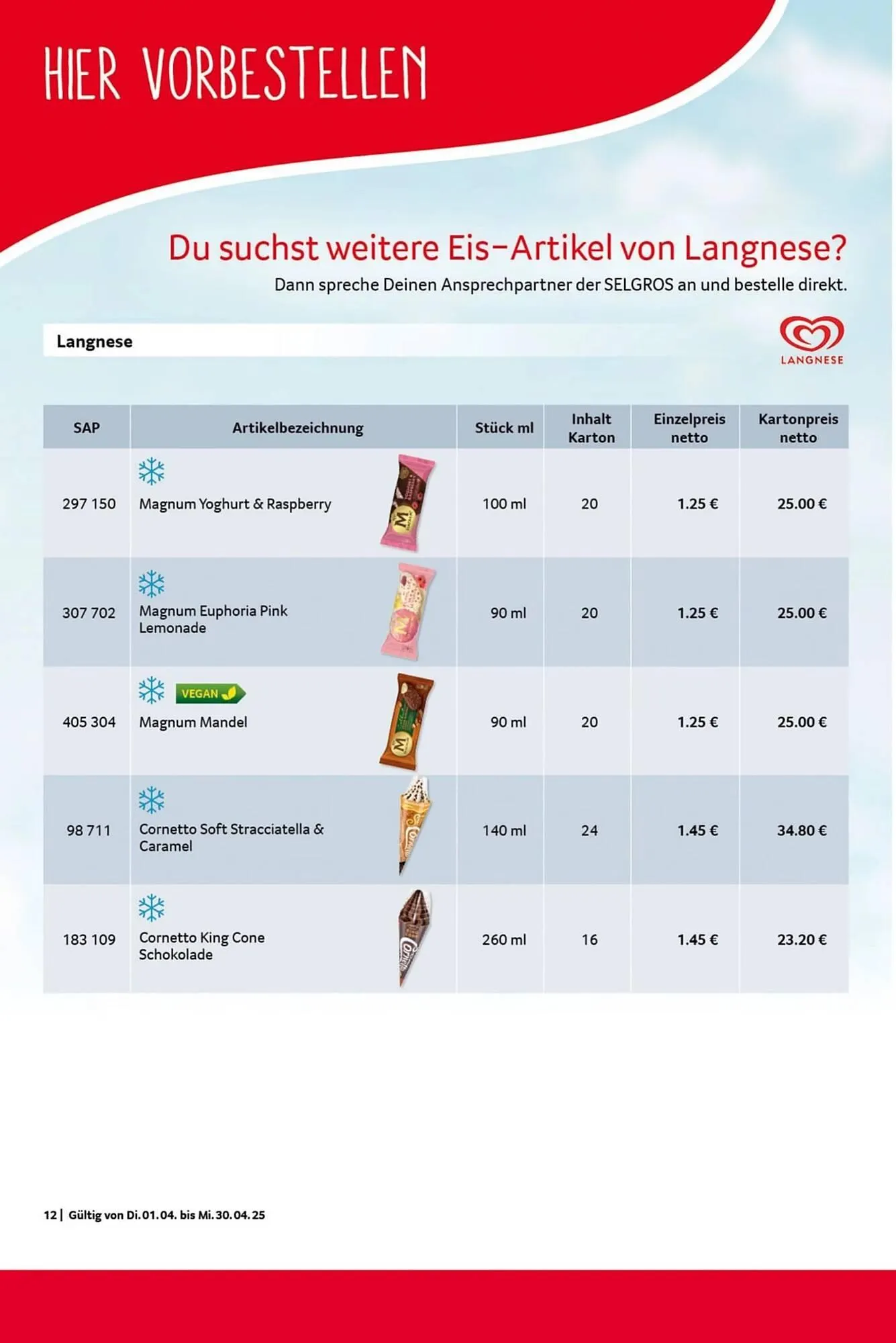 Selgros Prospekt von 1. April bis 30. April 2025 - Prospekt seite 12