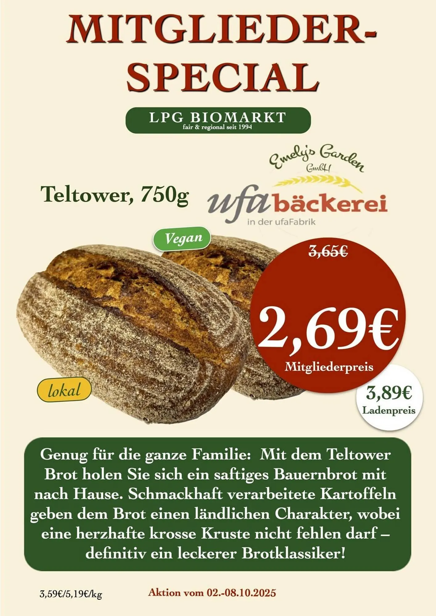 LPG Biomarkt Prospekt von 2. Oktober bis 8. Oktober 2025 - Prospekt seite 5