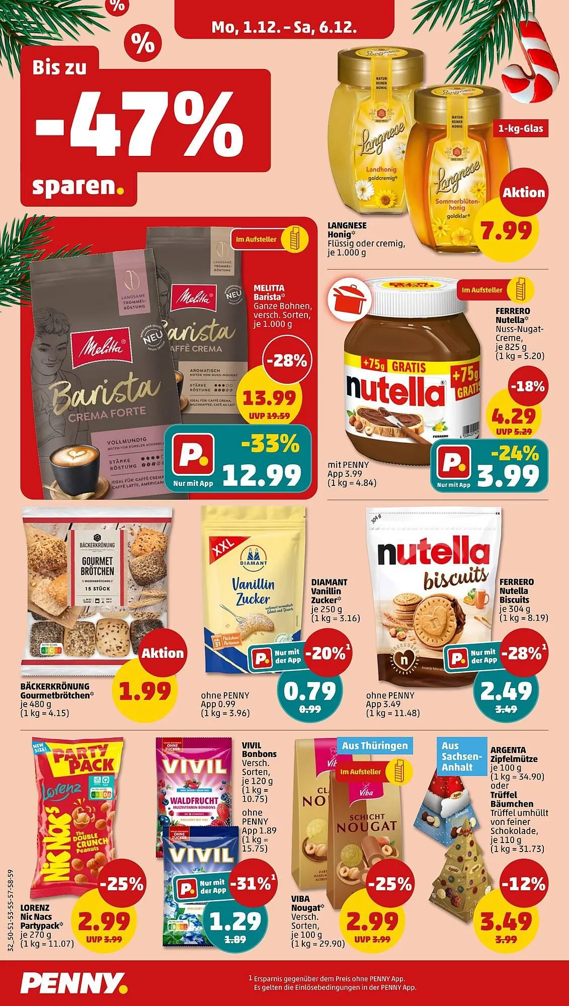 PENNY Prospekt von 1. Dezember bis 6. Dezember 2025 - Prospekt seite 34