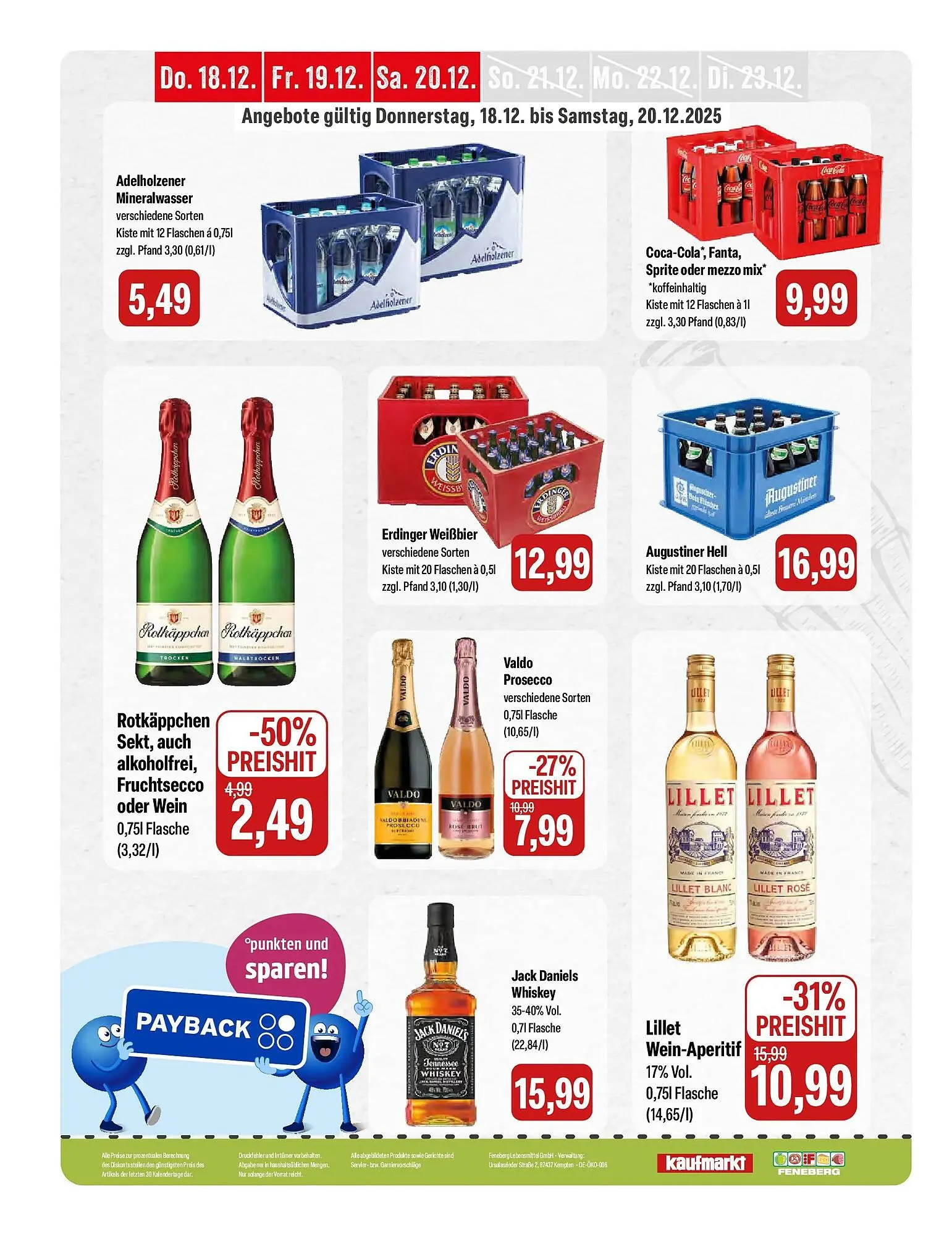 Feneberg Prospekt von 17. Dezember bis 20. Dezember 2025 - Prospekt seite 16