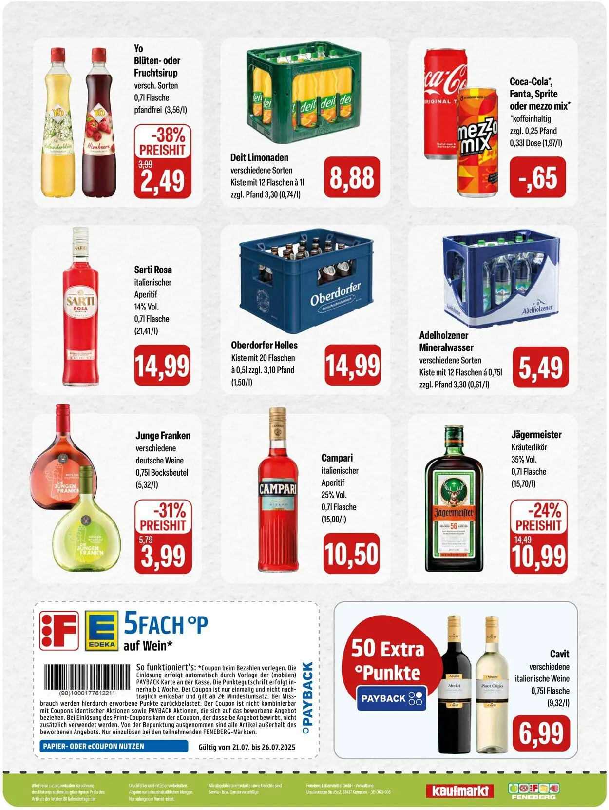 Feneberg Aktueller Prospekt von 14. Juli bis 20. Juli 2025 - Prospekt seite 16