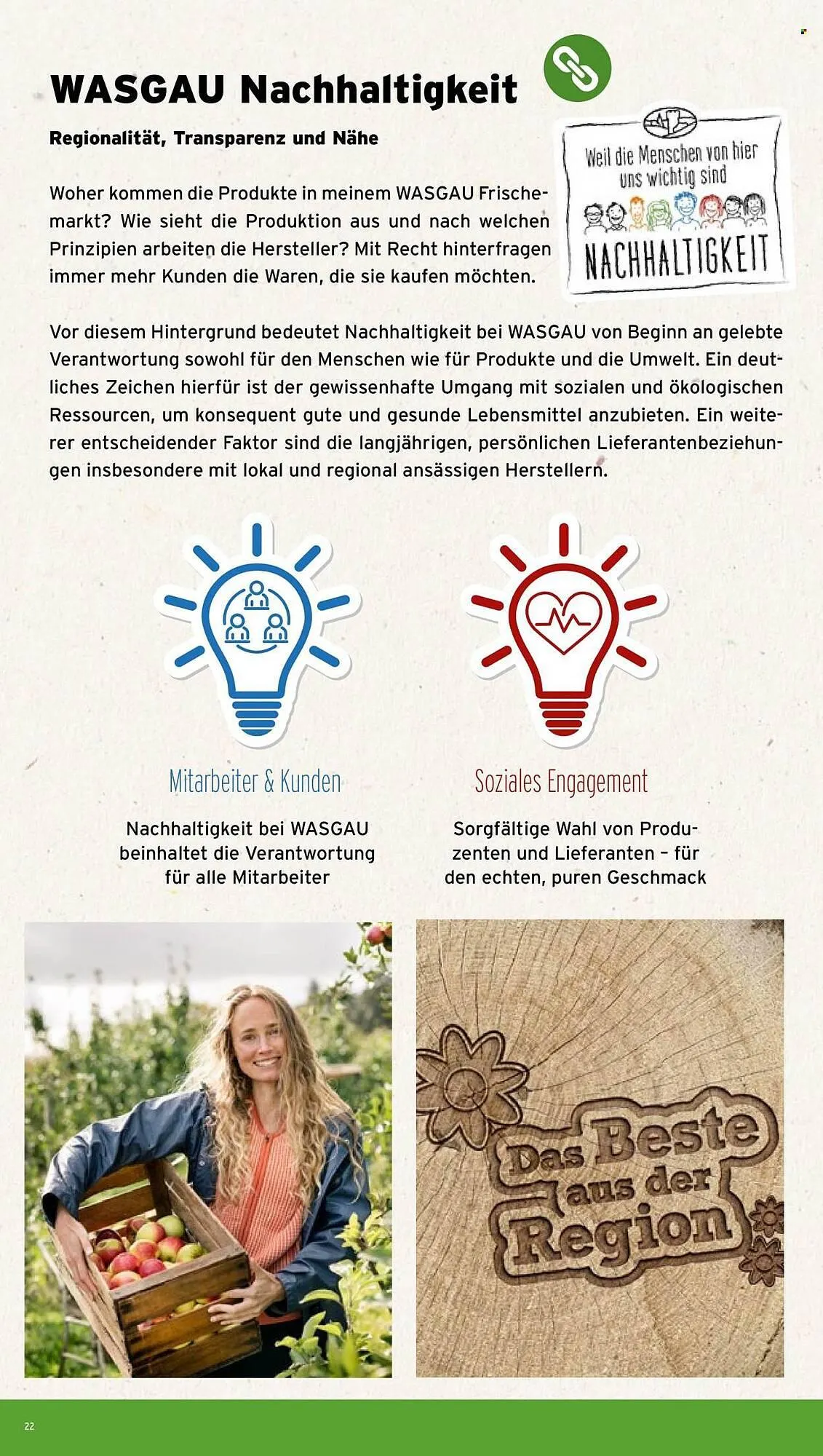 Wasgau Prospekt von 7. April bis 11. April 2026 - Prospekt seite 22