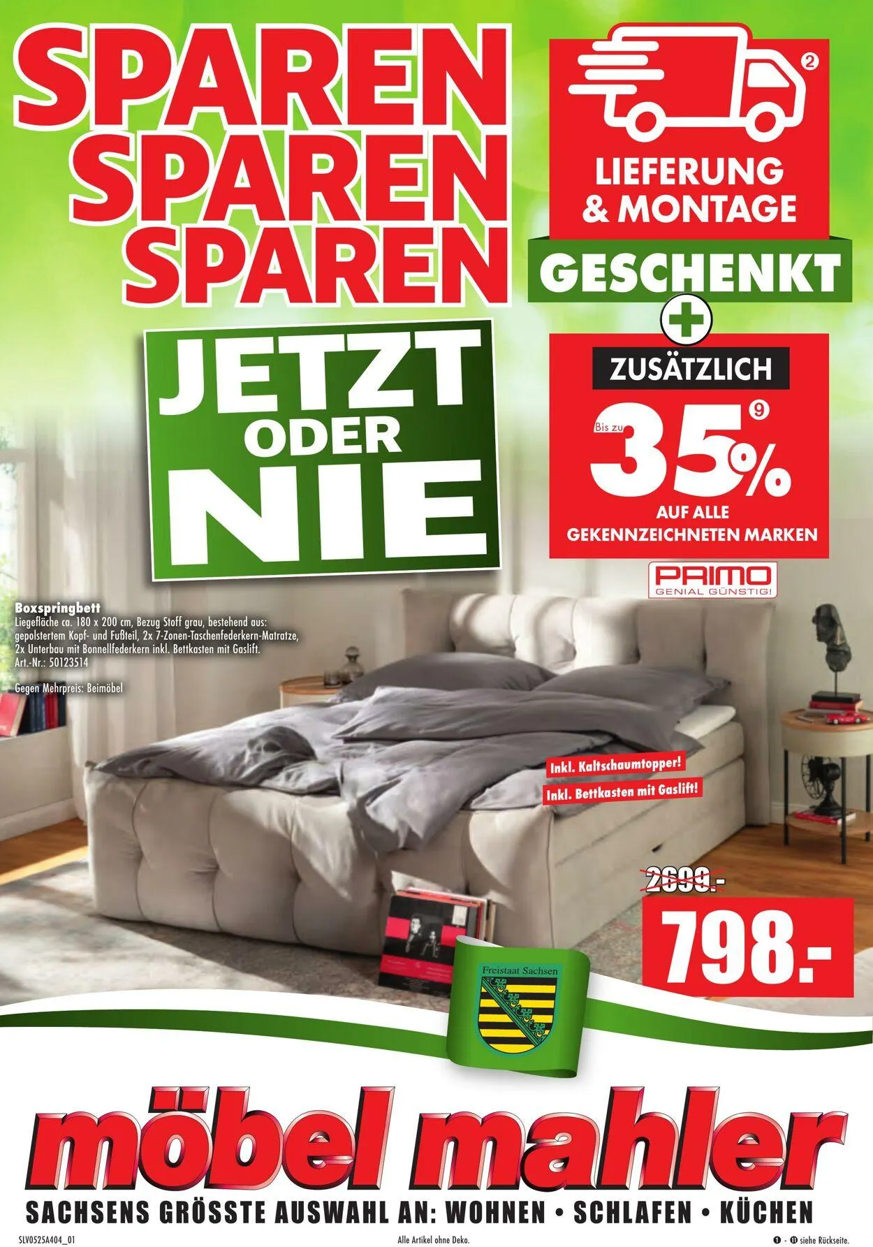 Möbel Mahler Aktueller Prospekt von 19. Mai bis 2. Juni 2025 - Prospekt seite 1