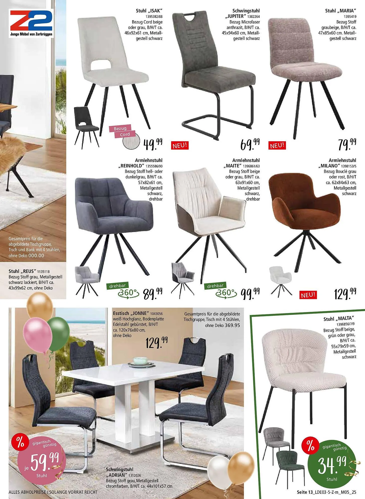 Zurbrüggen Prospekt von 28. März bis 3. Mai 2025 - Prospekt seite 15