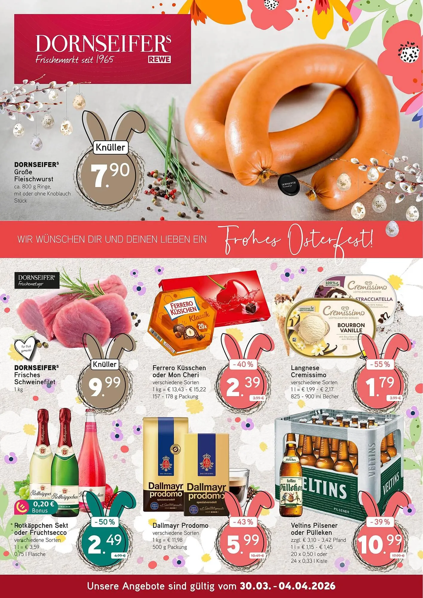 Dornseifer Prospekt von 30. März bis 4. April 2026 - Prospekt seite 1