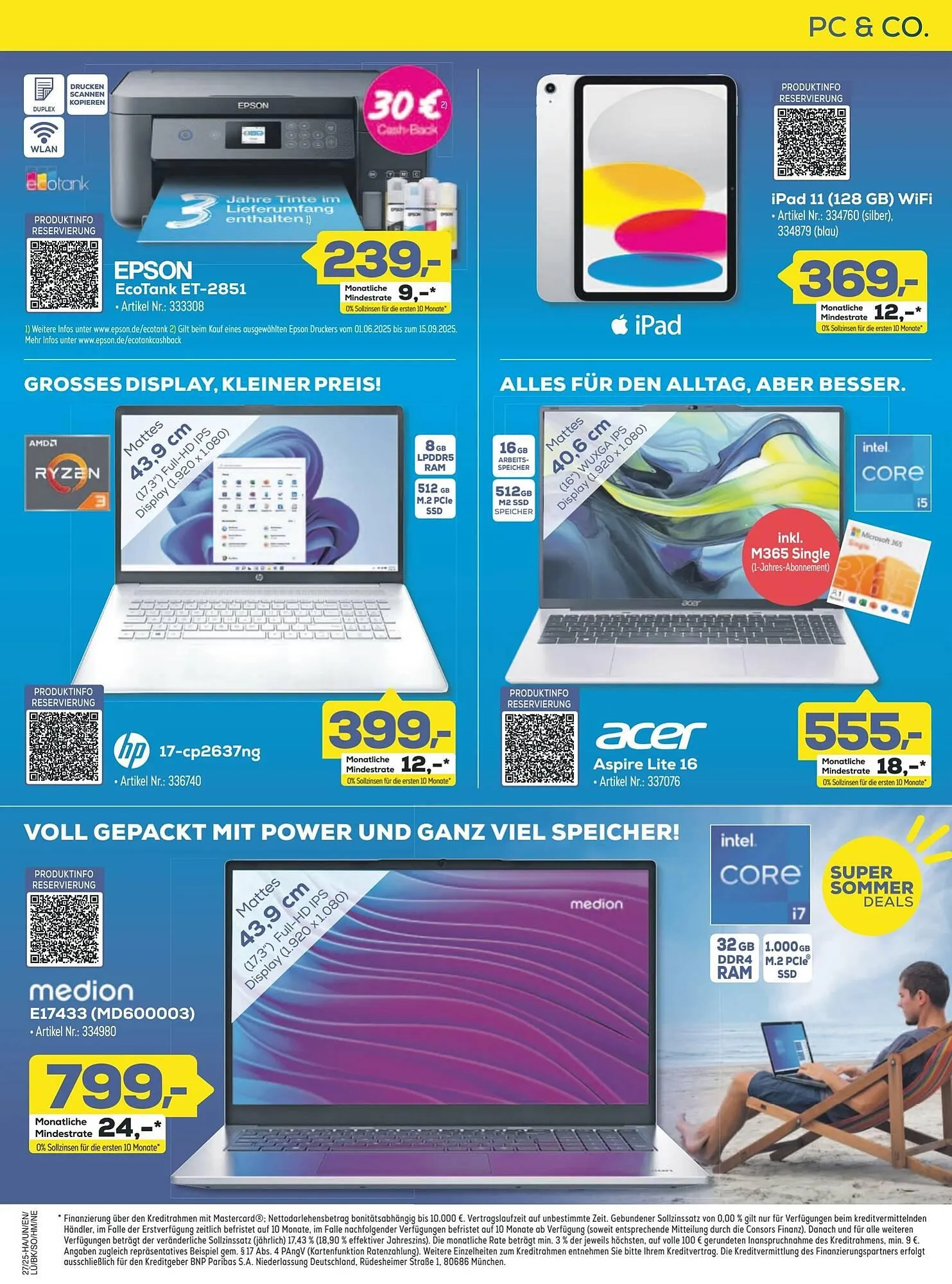 Euronics Berlet Prospekt von 28. Juni bis 12. Juli 2025 - Prospekt seite 17