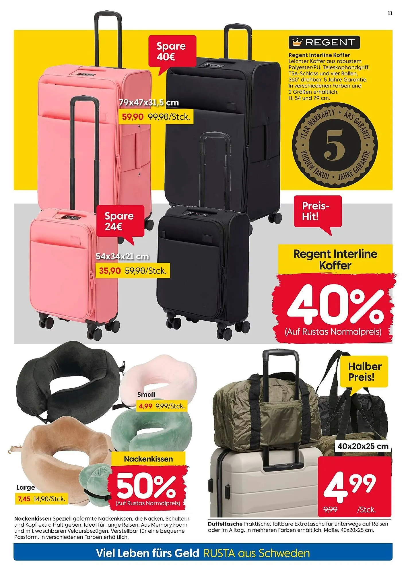 Rusta Prospekt von 11. Oktober bis 18. Oktober 2025 - Prospekt seite 11