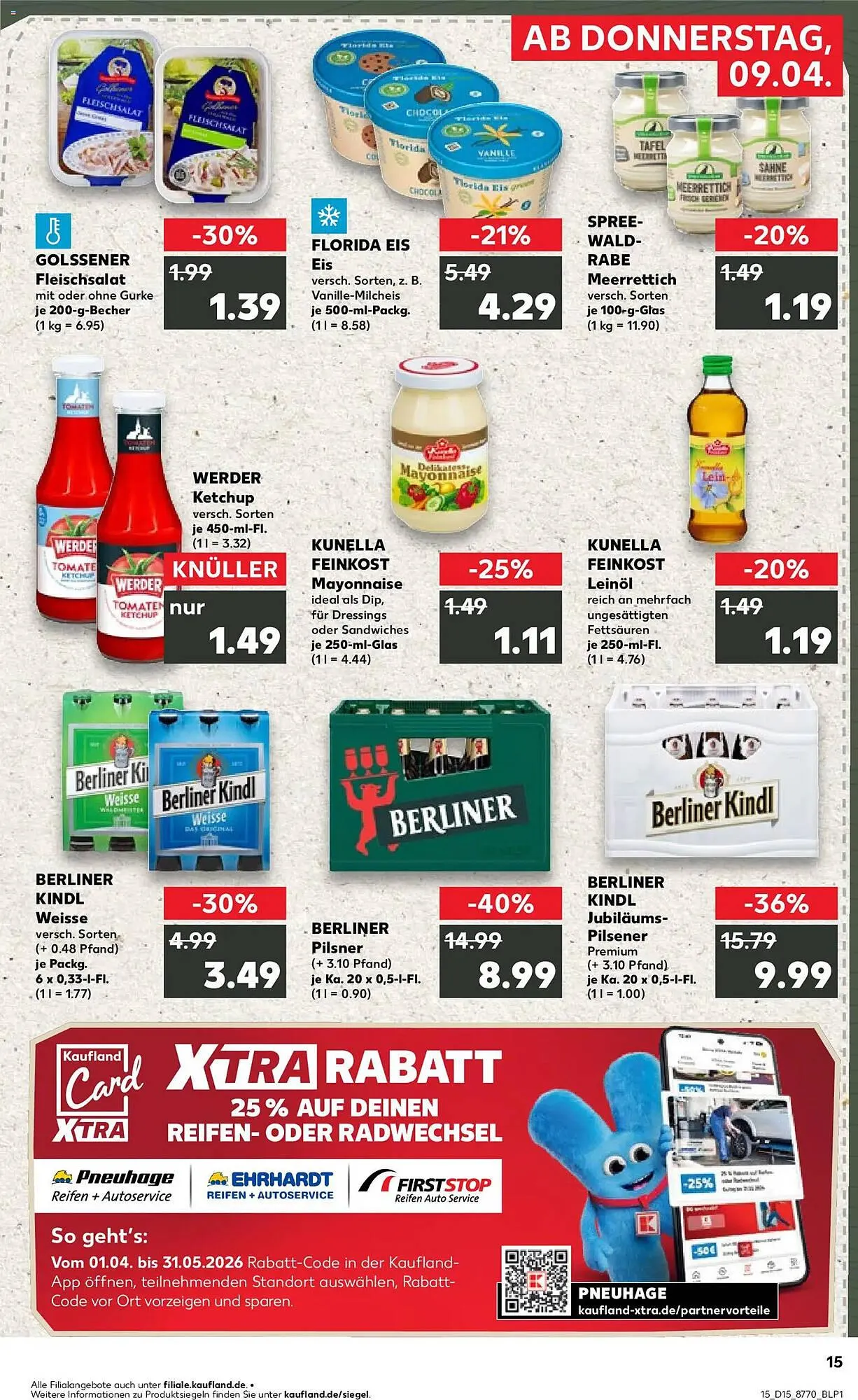 Kaufland Prospekt von 9. April bis 15. April 2026 - Prospekt seite 15