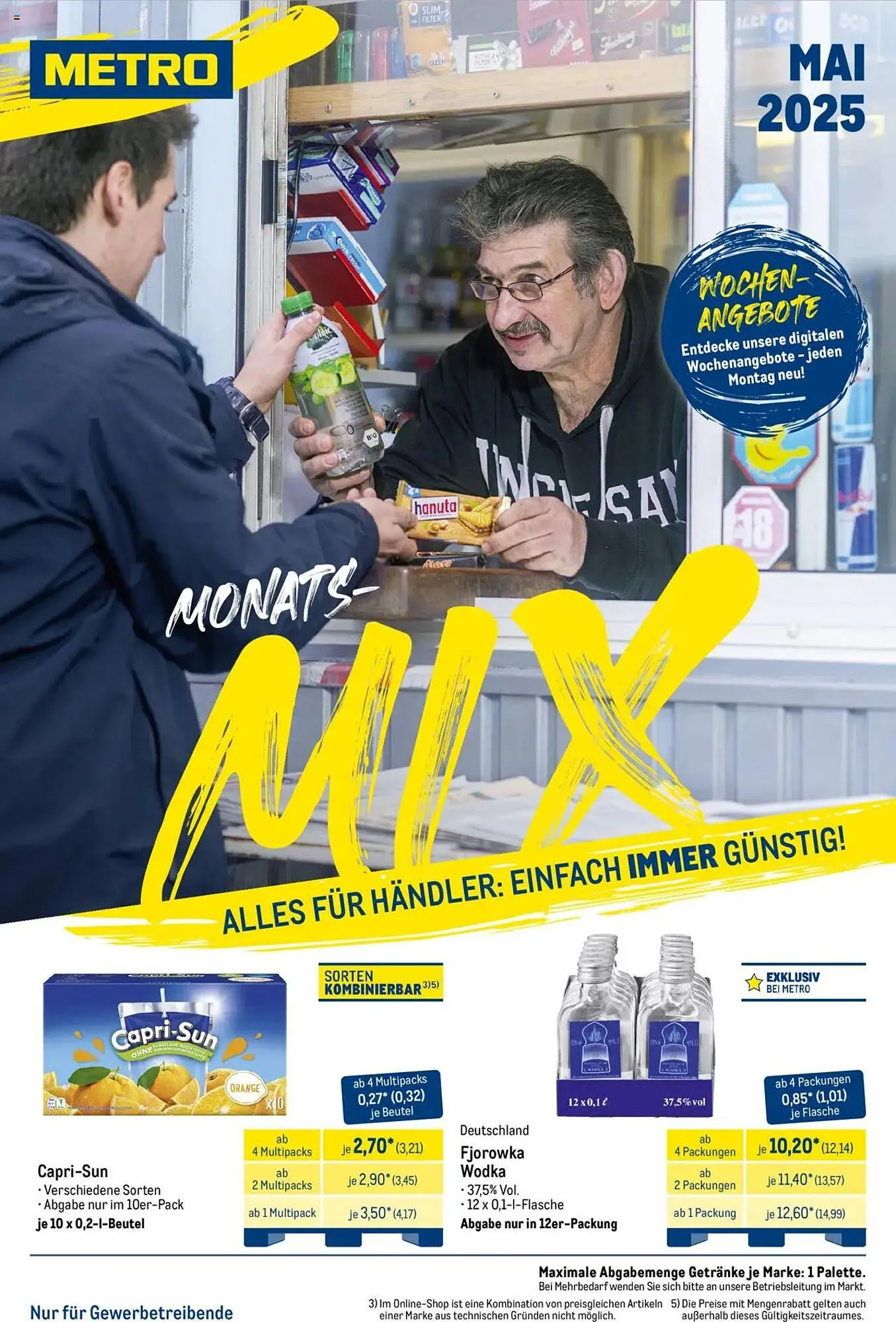 METRO Prospekt von 1. Mai bis 31. Mai 2025 - Prospekt seite 1