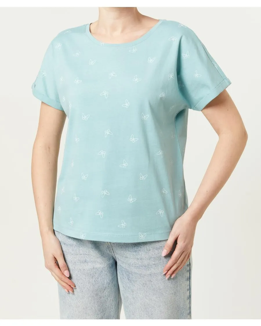 T-Shirt mit Schmetterlingen
