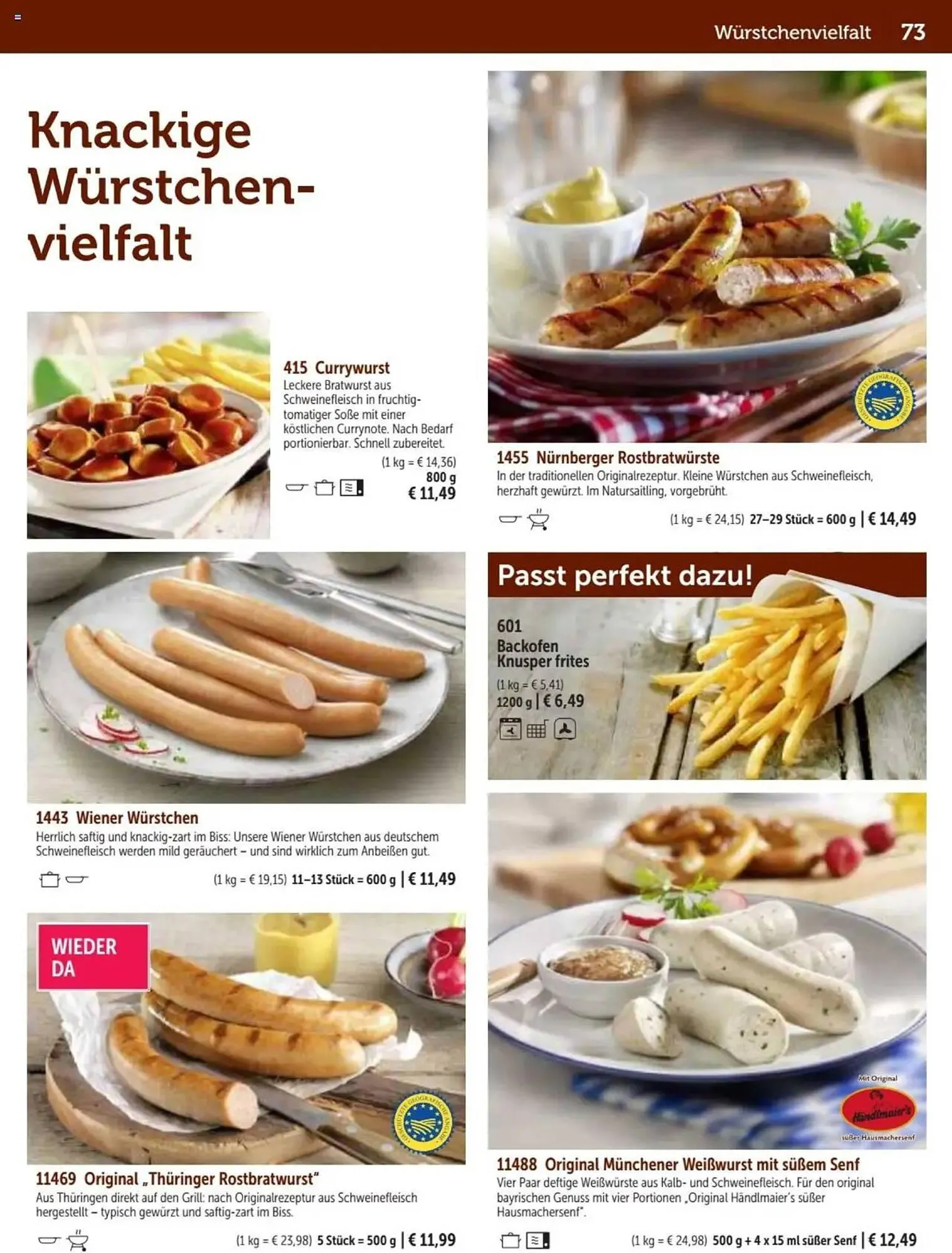 Bofrost Prospekt von 2. März bis 6. September 2025 - Prospekt seite 73