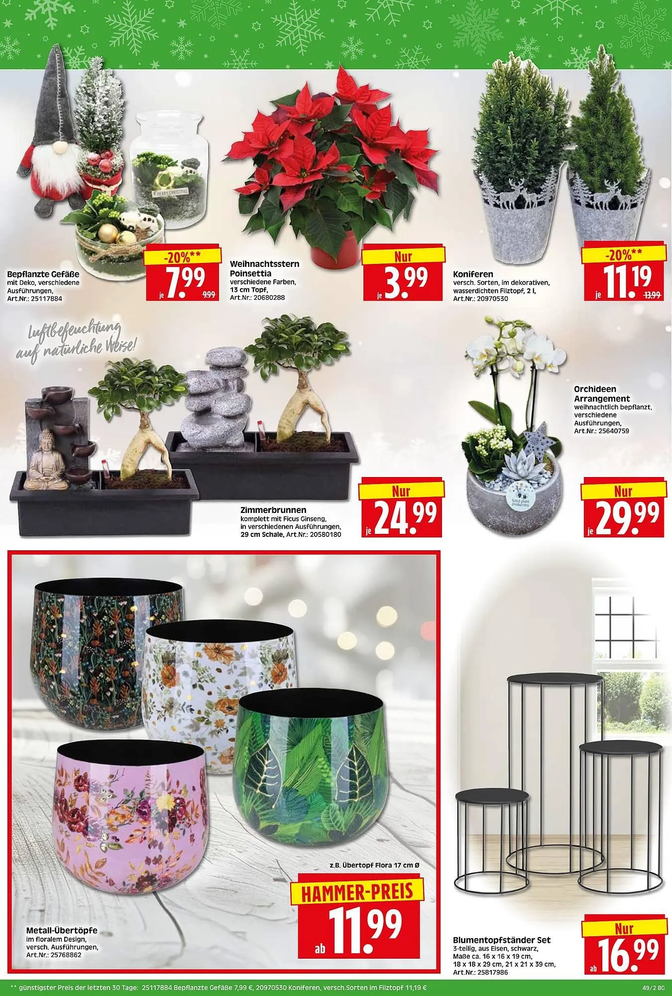 Herkules Baumarkt Prospekt von 1. Dezember bis 6. Dezember 2025 - Prospekt seite 2