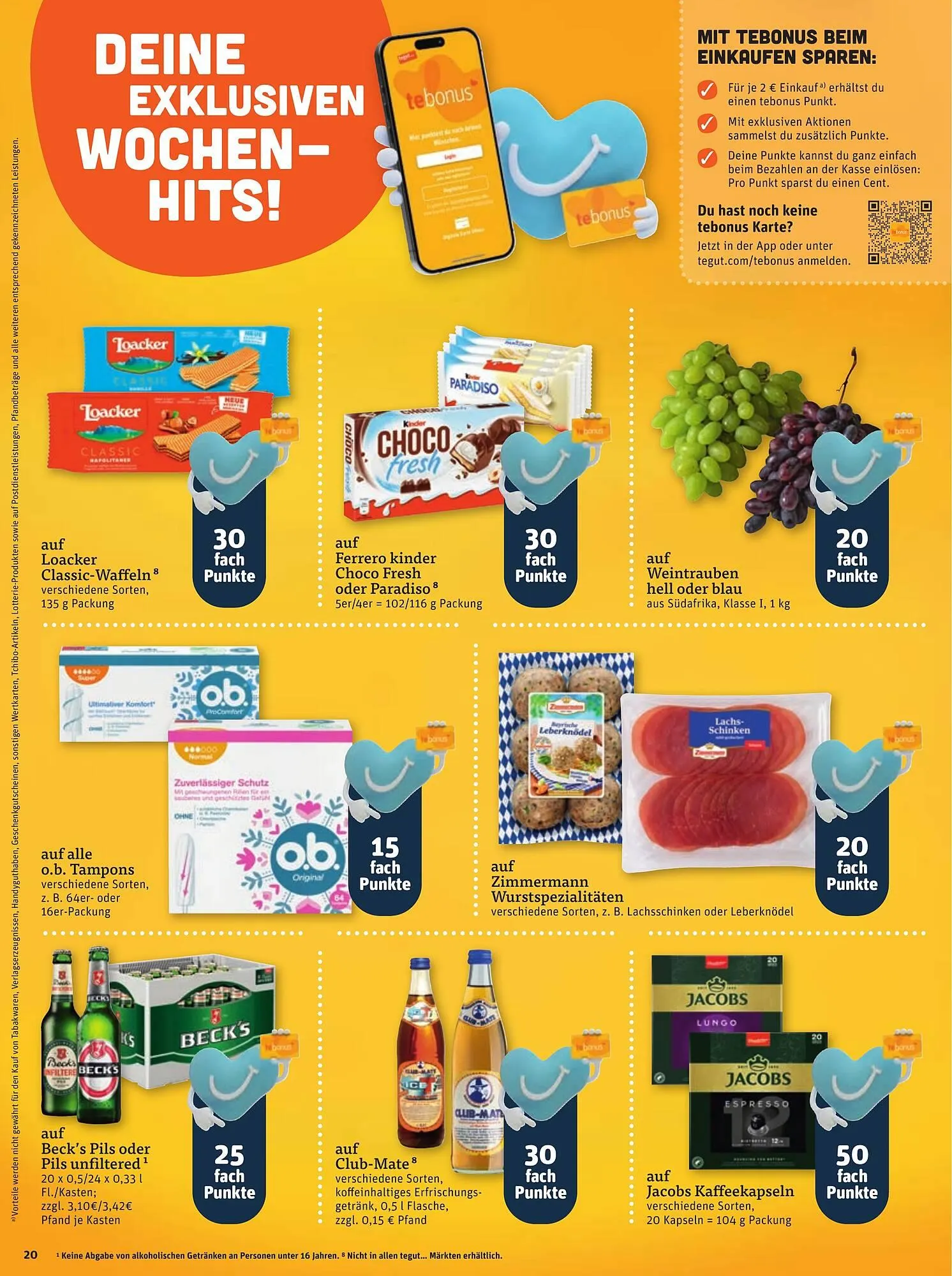 Tegut Prospekt von 17. April bis 18. April 2026 - Prospekt seite 22