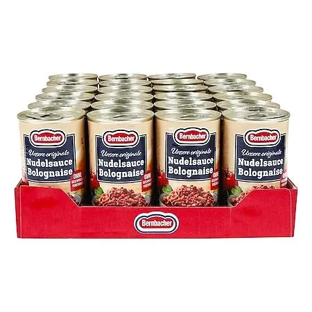 Bernbacher Nudelsauce Bolognaise 170 ml, 24er Pack