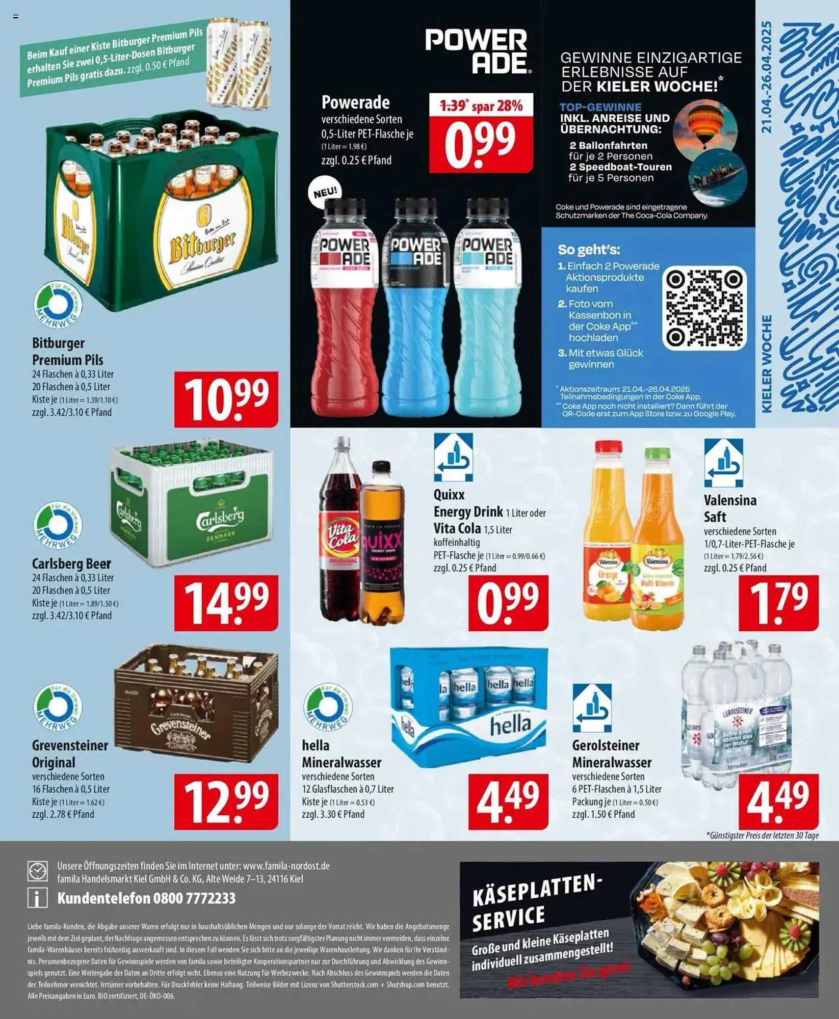 Famila Nord Ost Prospekt von 22. April bis 26. April 2025 - Prospekt seite 24