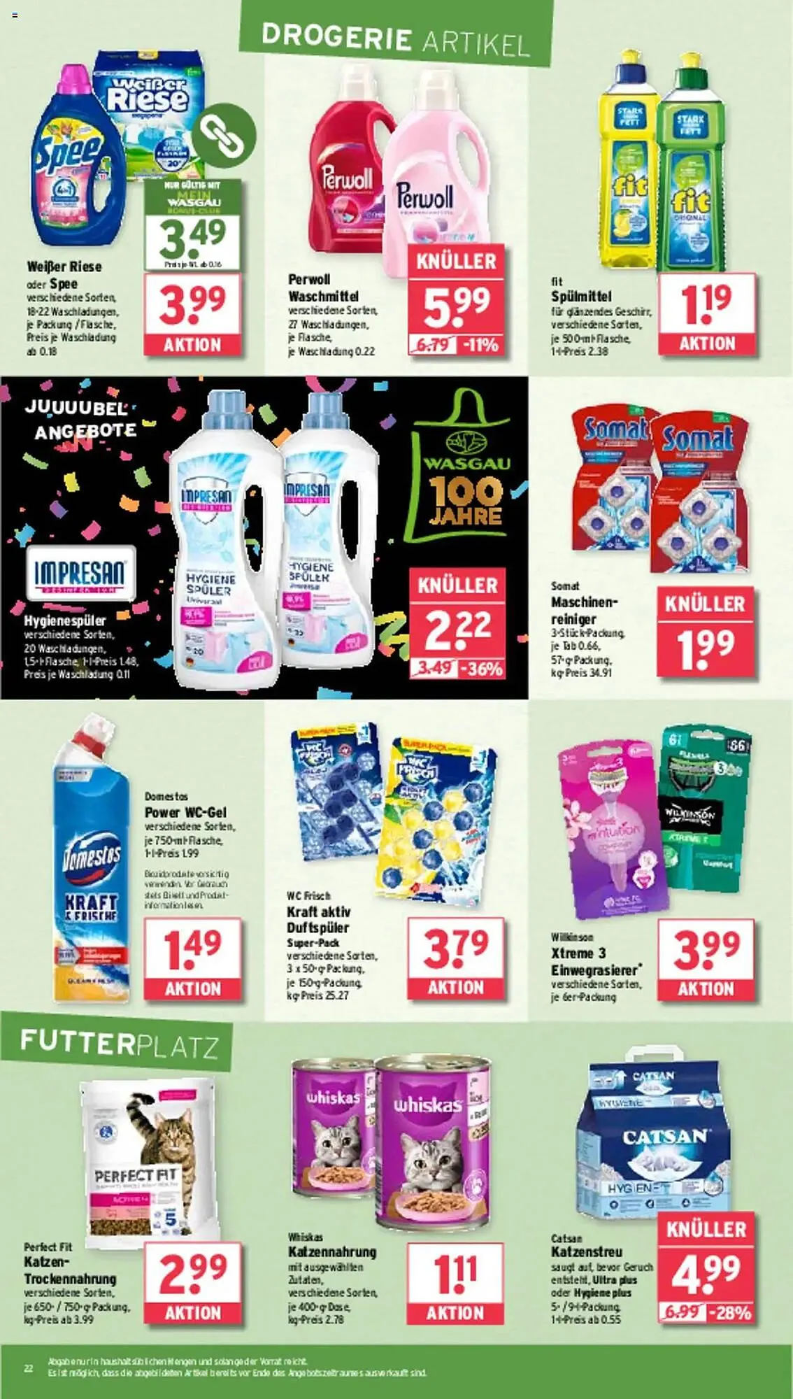 Wasgau Prospekt von 10. März bis 15. März 2025 - Prospekt seite 22