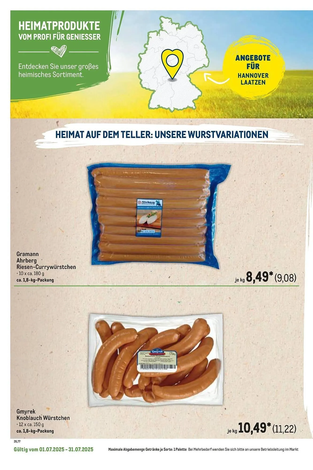 METRO Prospekt von 1. Juli bis 31. Juli 2025 - Prospekt seite 76