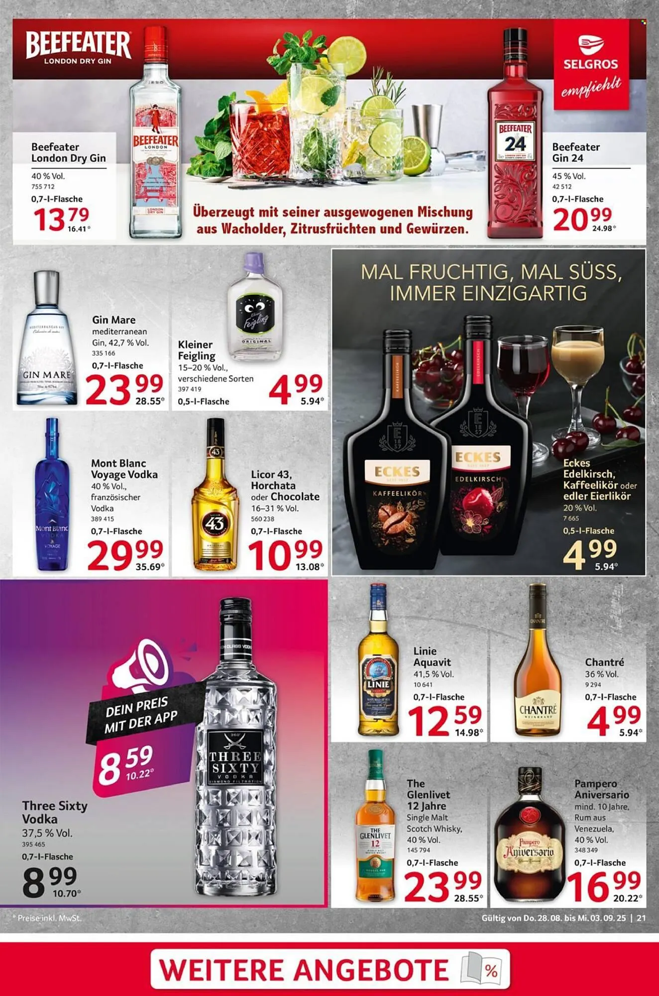 Selgros Prospekt von 28. August bis 3. September 2025 - Prospekt seite 21