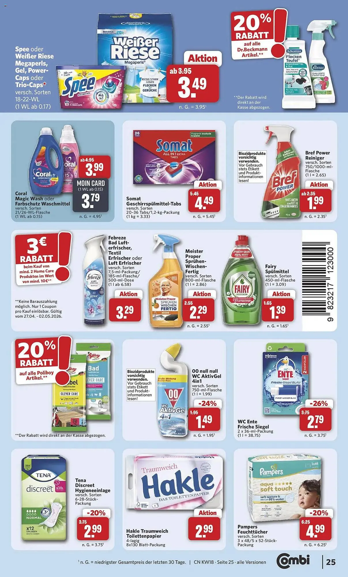 Combi Prospekt von 27. April bis 2. Mai 2026 - Prospekt seite 26
